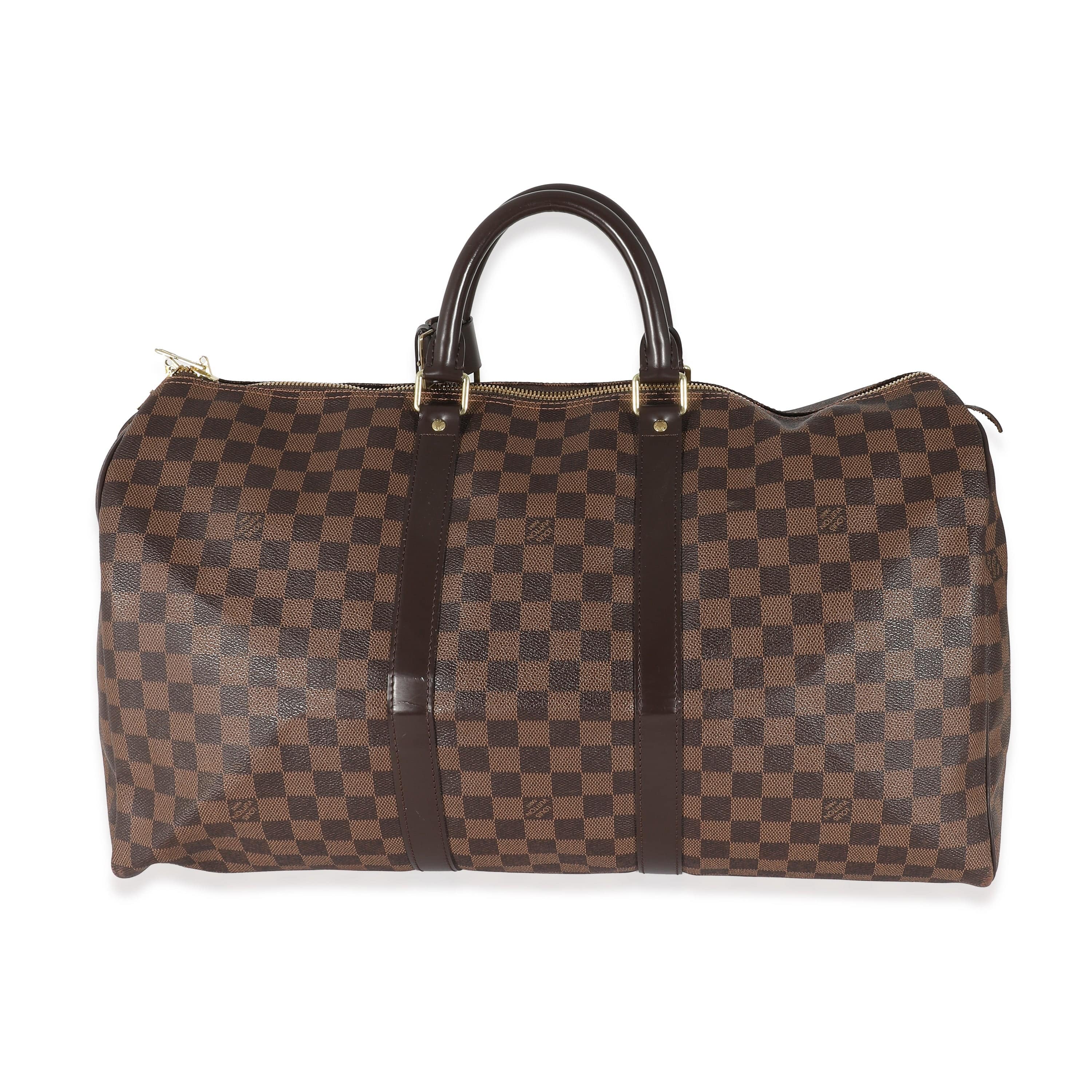 Louis Vuitton Louis Vuitton Damier Ebene Canvas Keepall 50