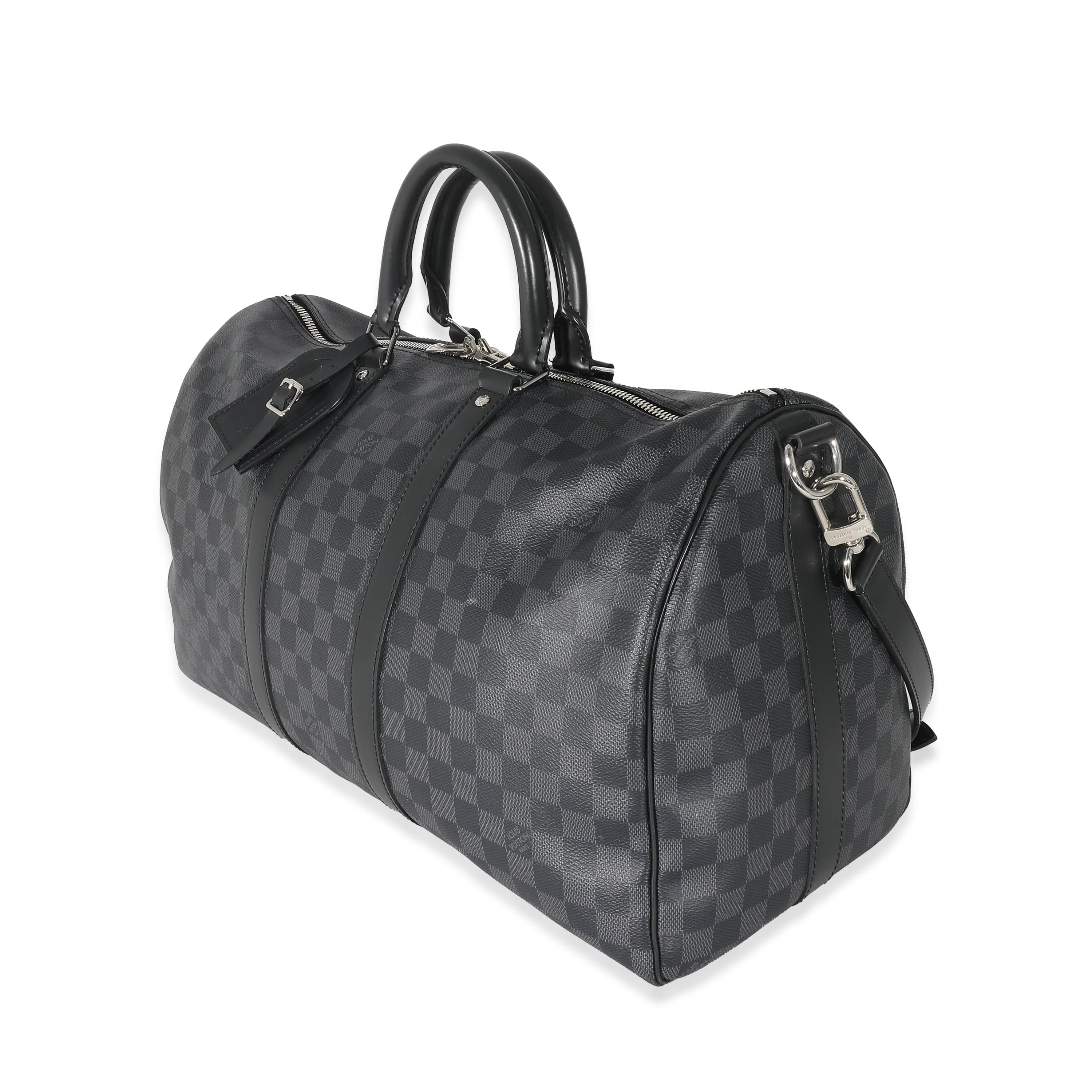 Louis Vuitton Louis Vuitton Damier Graphite Canvas Keepall Bandouliere 45