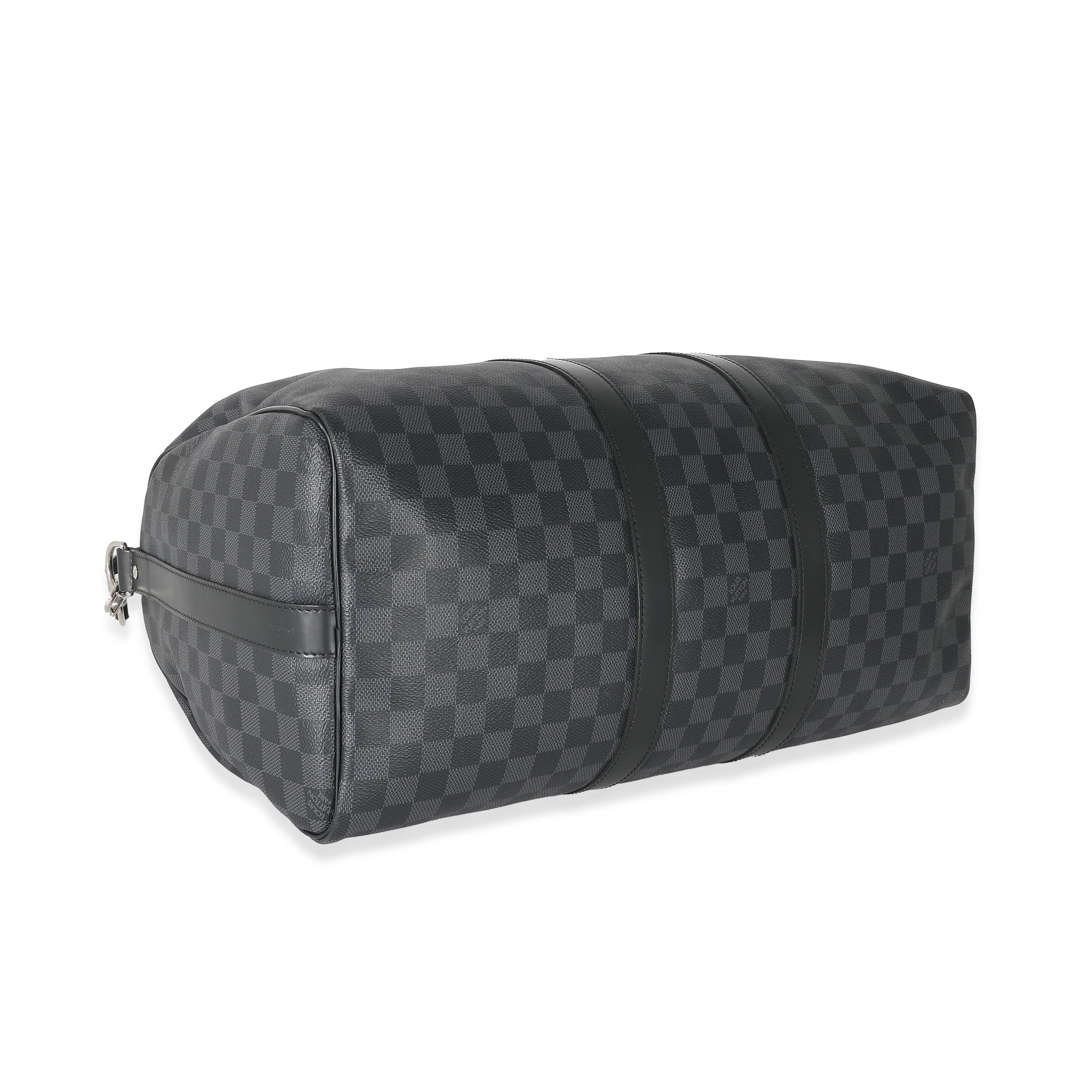 Louis Vuitton Louis Vuitton Damier Graphite Canvas Keepall Bandouliere 45