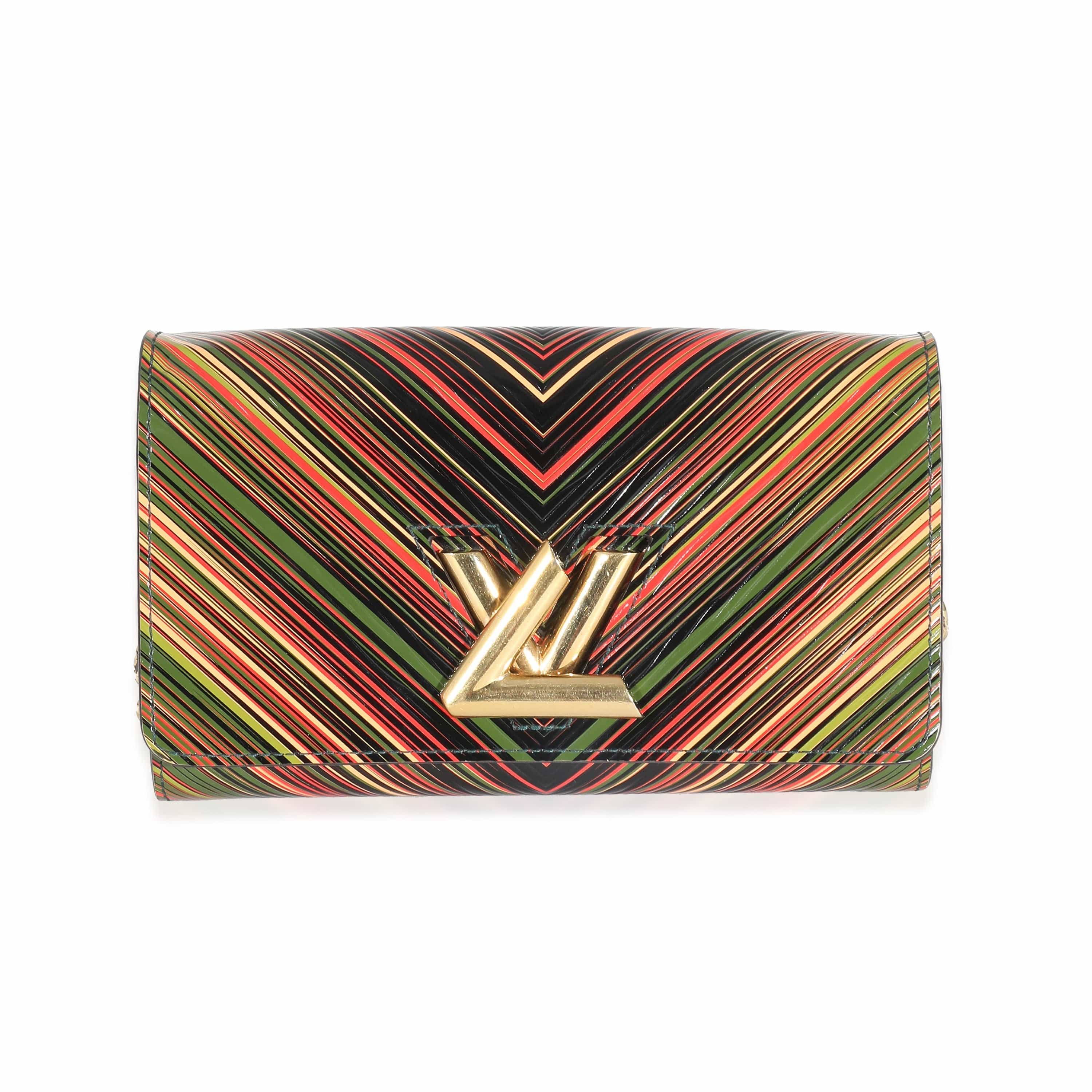 Louis Vuitton Louis Vuitton Epi Tropical Printed Twist Chain Wallet