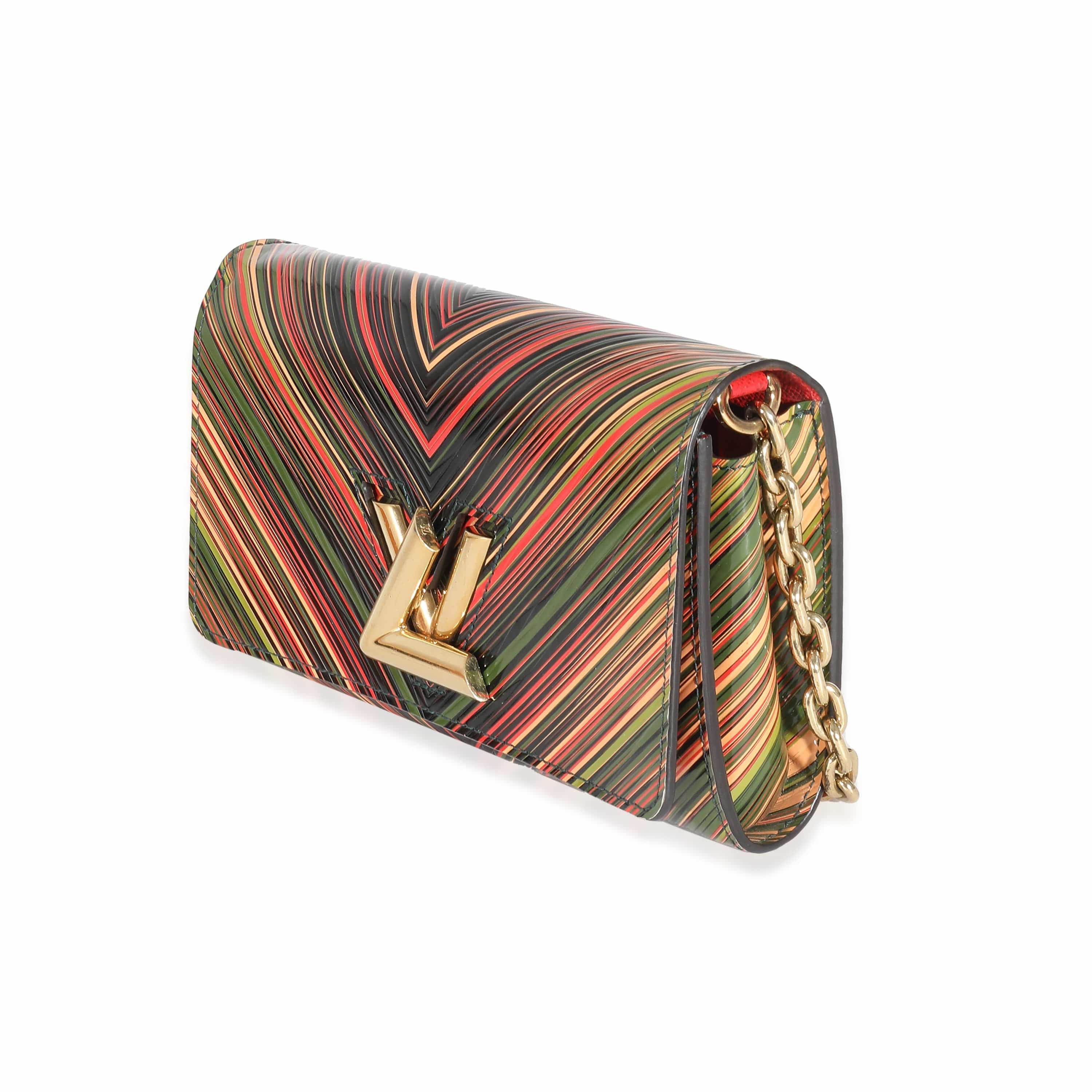 Louis Vuitton Louis Vuitton Epi Tropical Printed Twist Chain Wallet