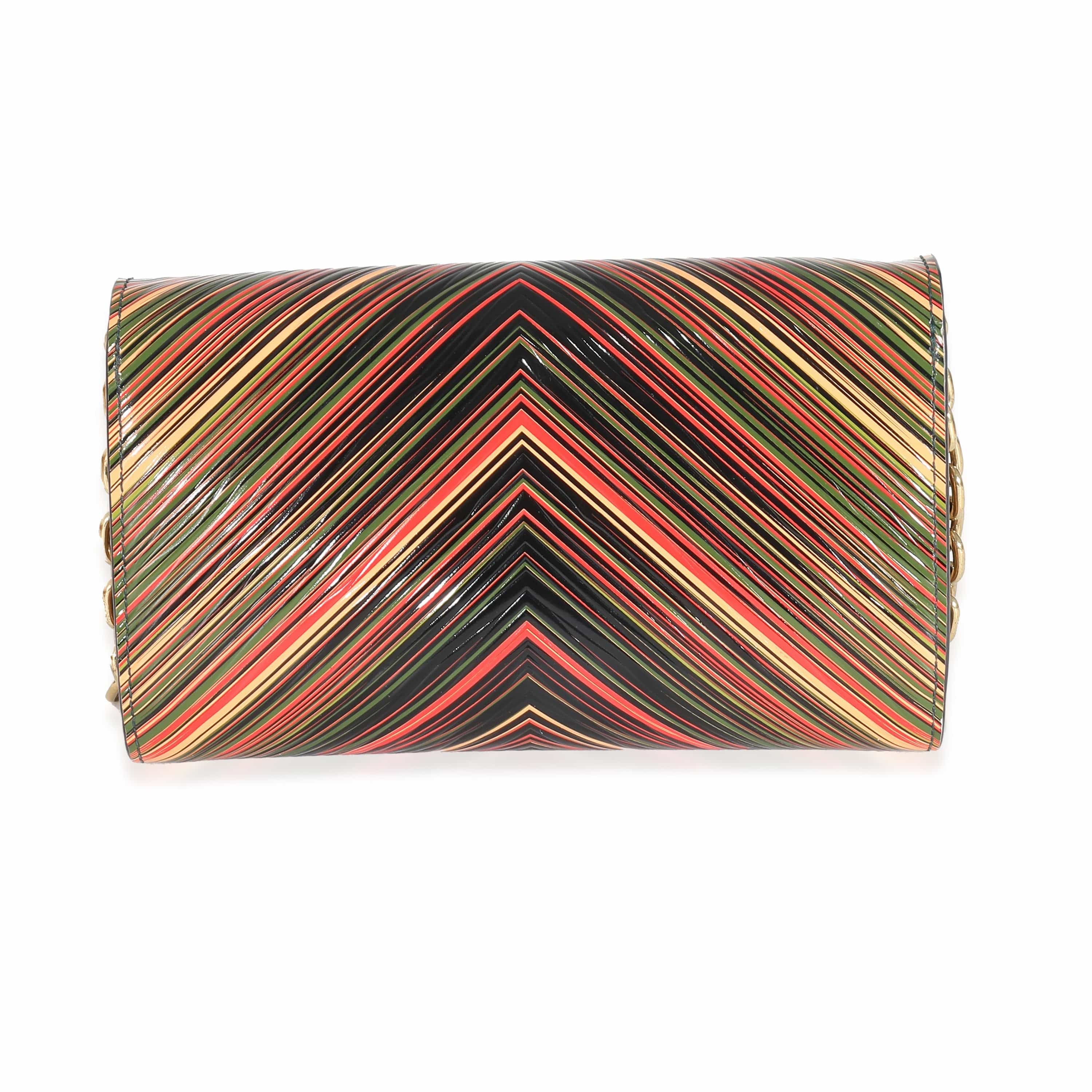 Louis Vuitton Louis Vuitton Epi Tropical Printed Twist Chain Wallet