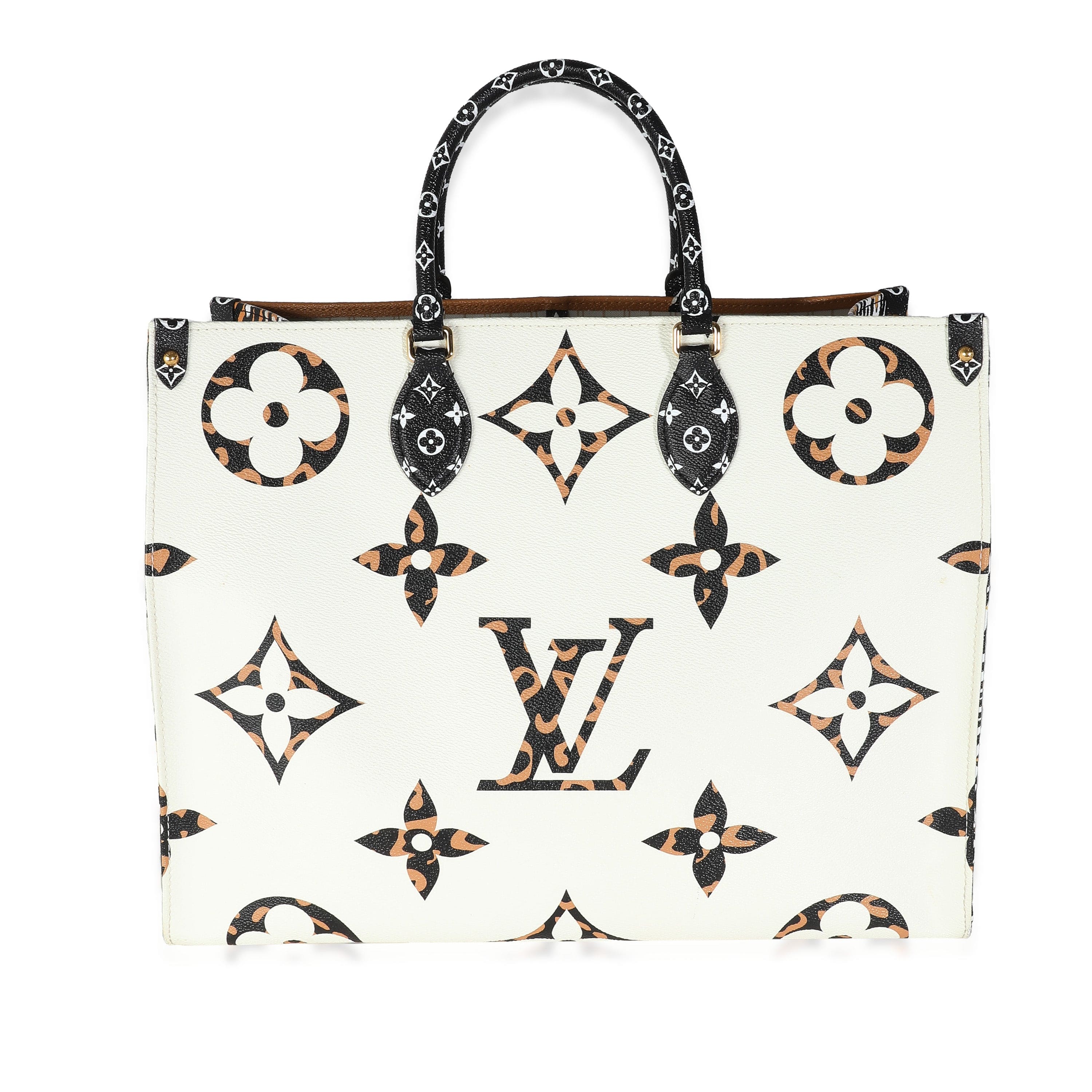 Louis Vuitton Louis Vuitton Ivory Monogram Giant Canvas Jungle Onthego GM