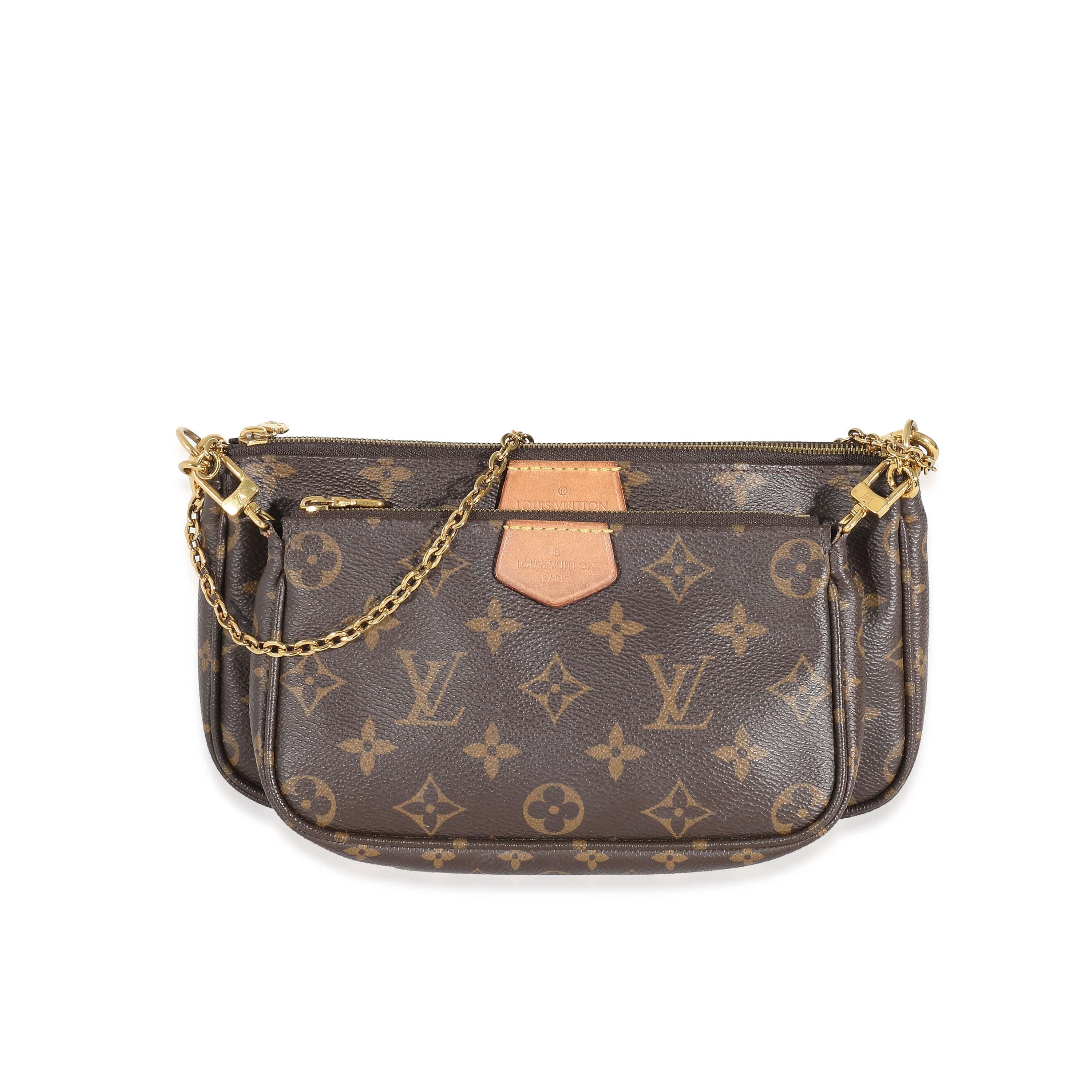 Louis Vuitton Louis Vuitton Khaki Monogram Canvas Multi Pochette