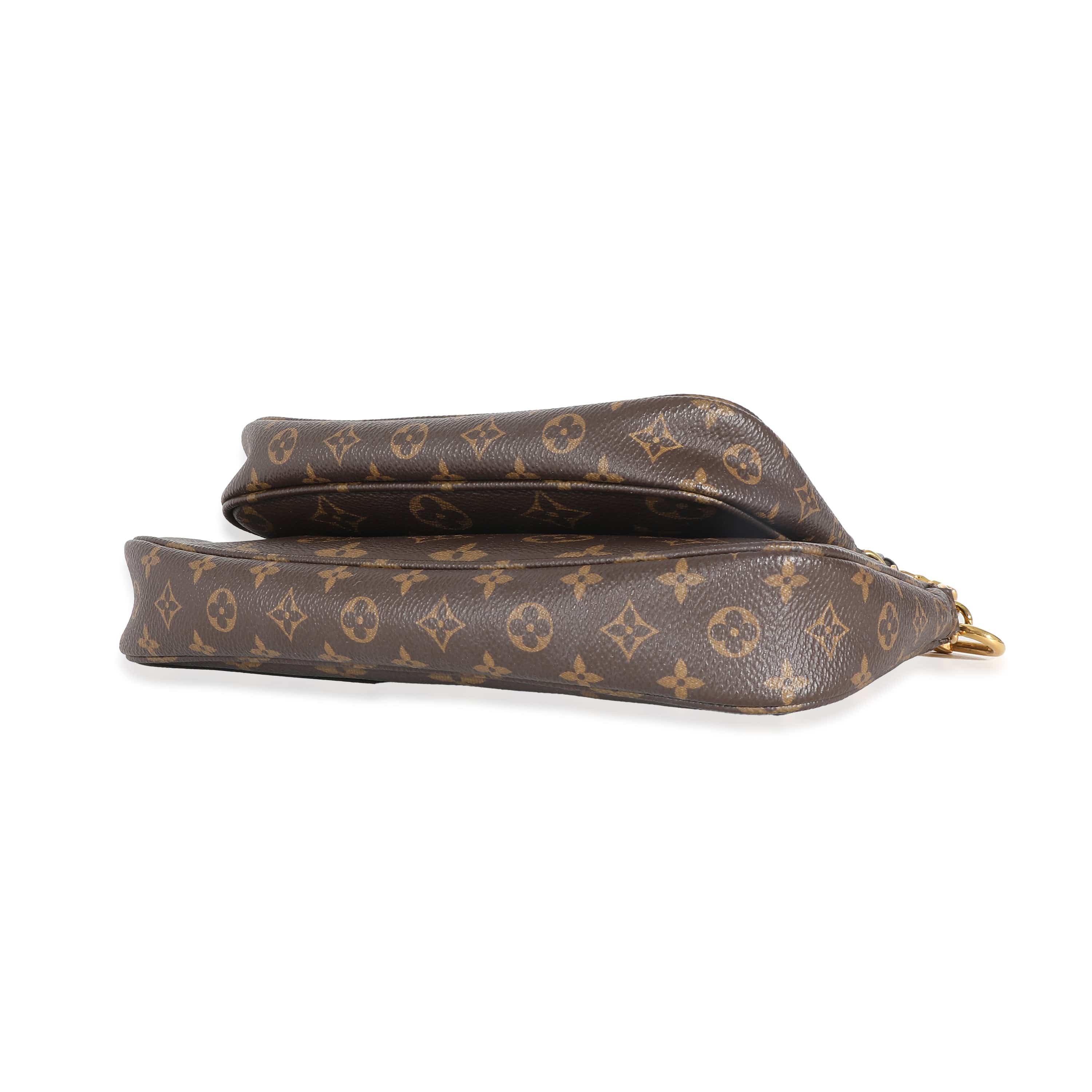 Louis Vuitton Louis Vuitton Khaki Monogram Canvas Multi Pochette