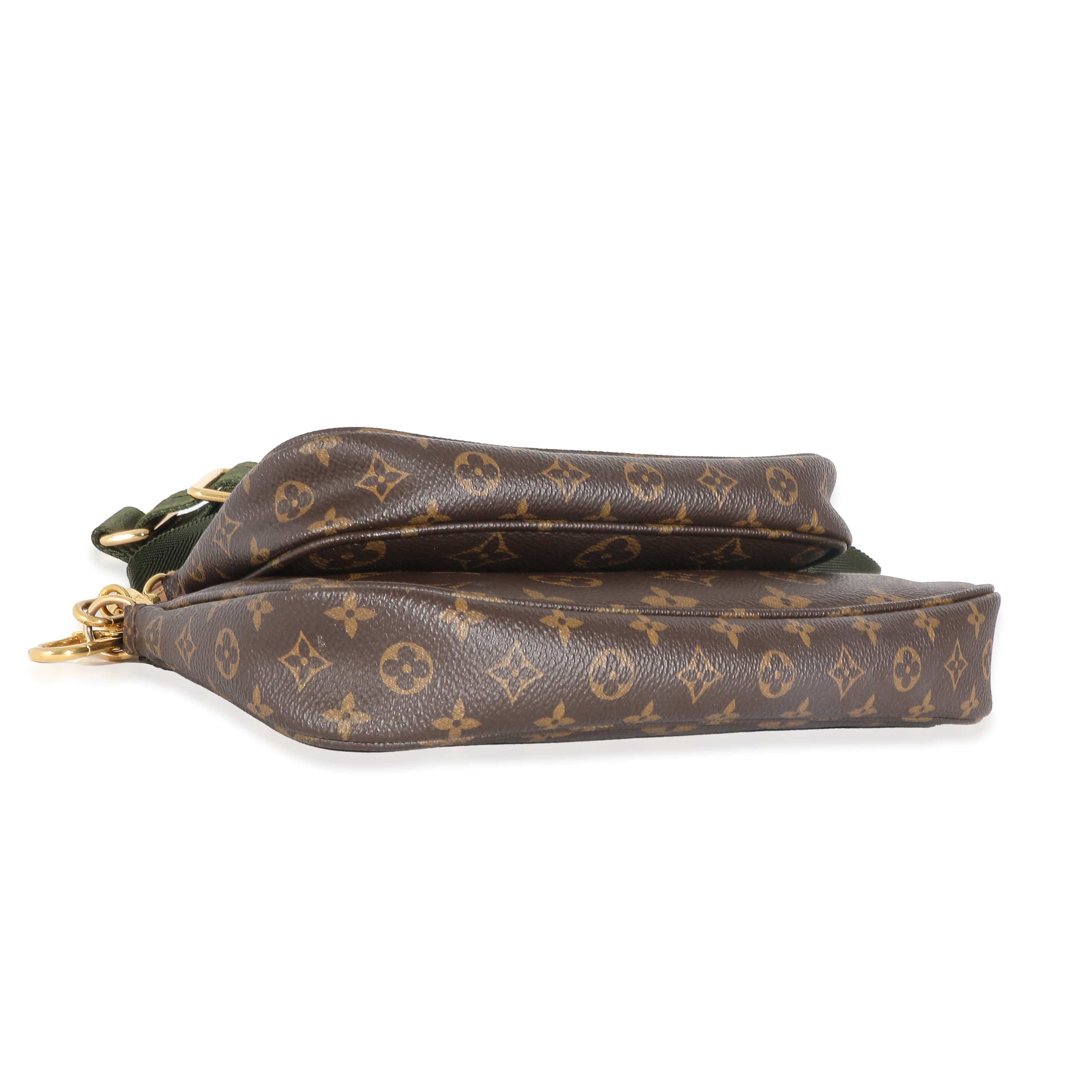 Louis Vuitton Louis Vuitton Khaki Monogram Canvas Multi Pochette