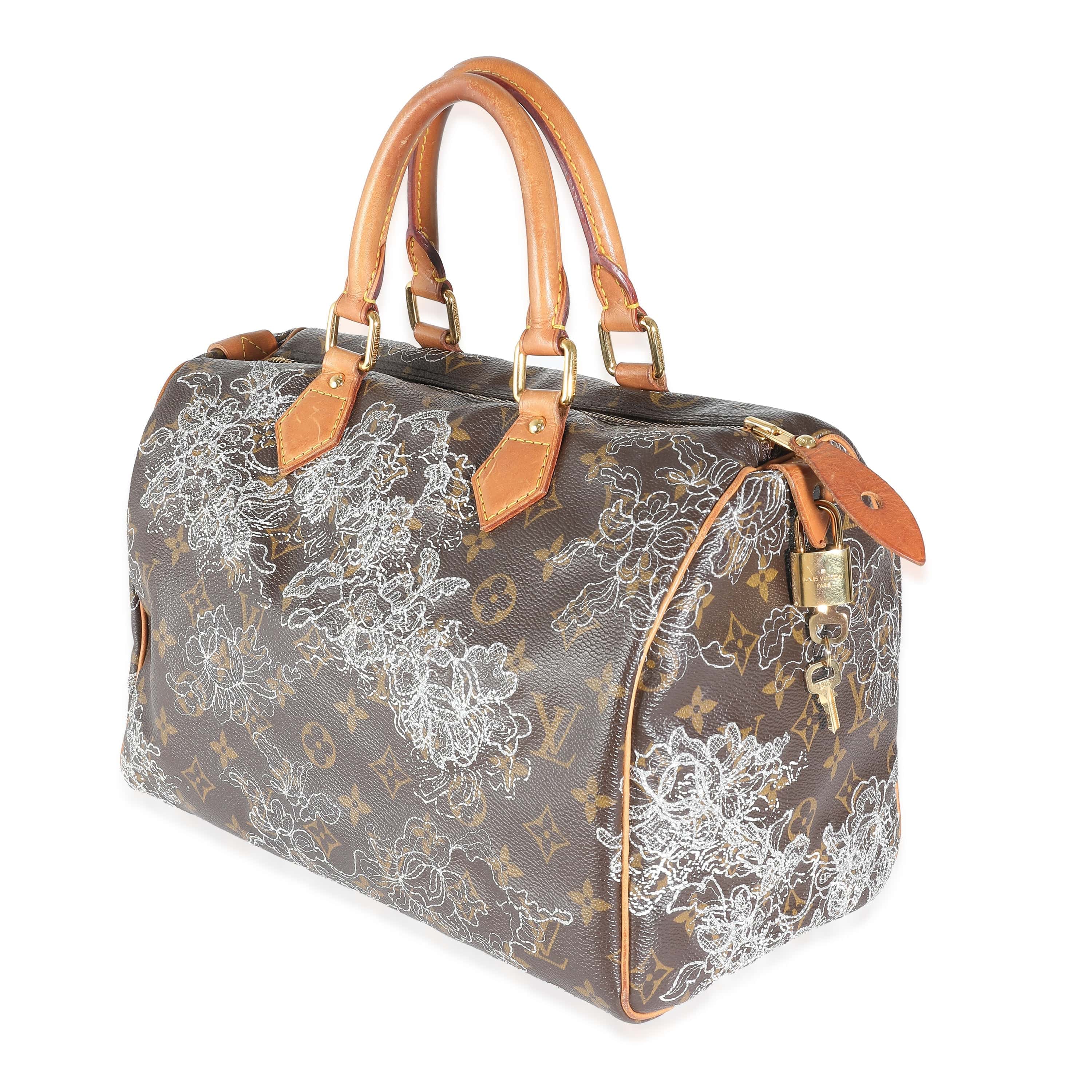 Louis Vuitton Louis Vuitton Monogram Canvas Dentelle Speedy 30