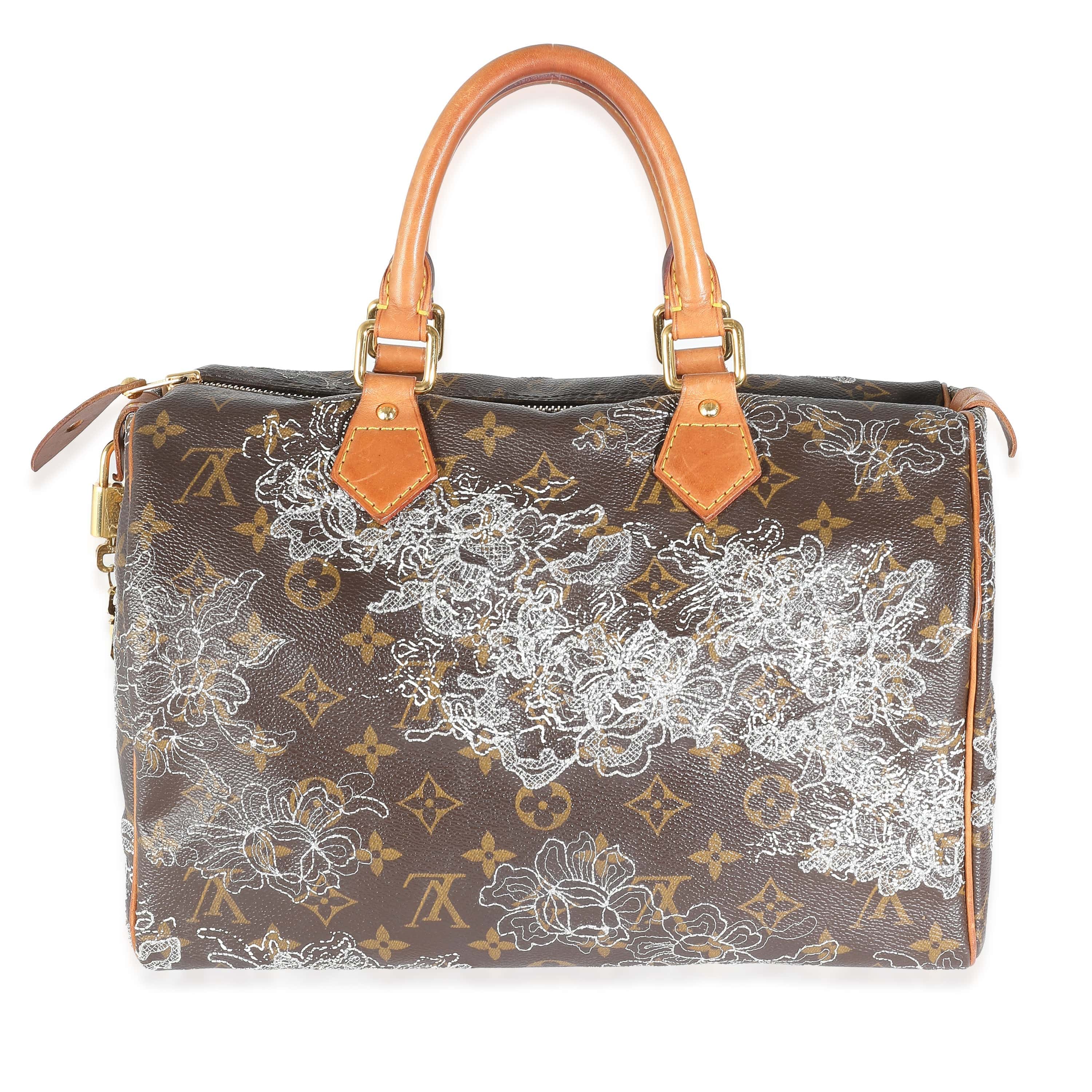 Louis Vuitton Louis Vuitton Monogram Canvas Dentelle Speedy 30