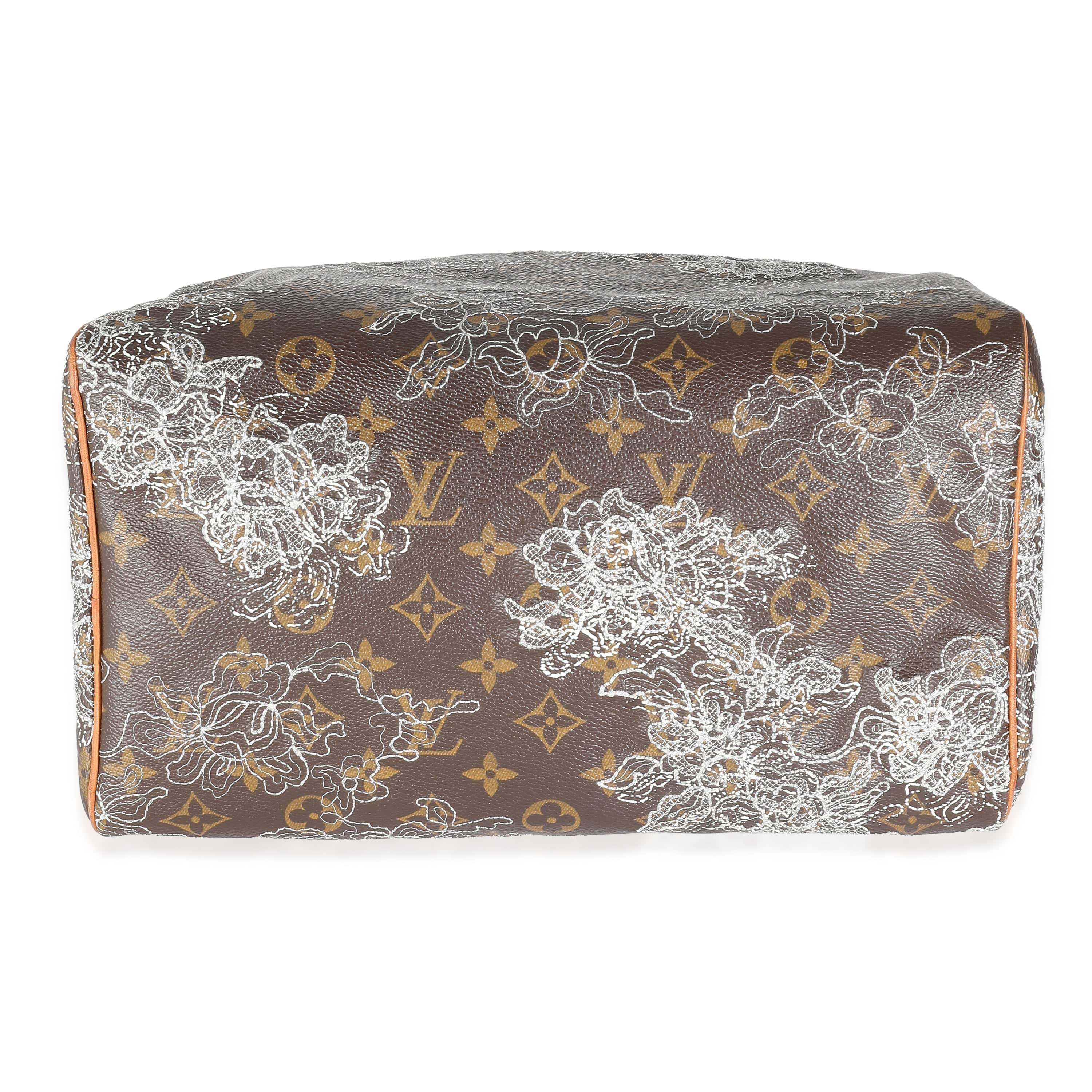 Louis Vuitton Louis Vuitton Monogram Canvas Dentelle Speedy 30