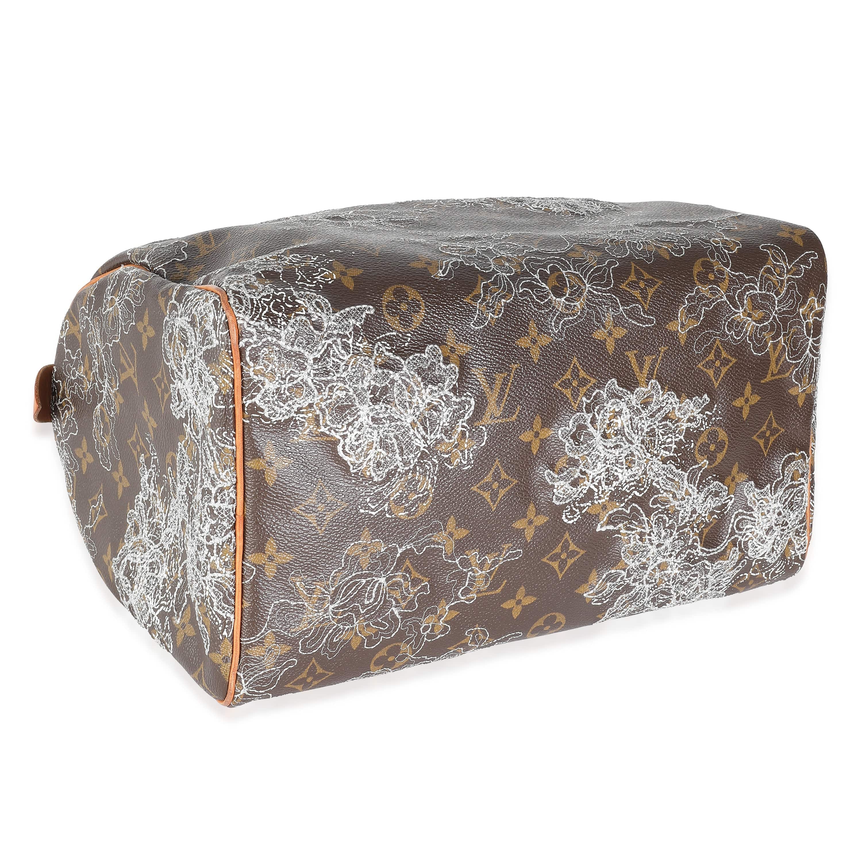 Louis Vuitton Louis Vuitton Monogram Canvas Dentelle Speedy 30