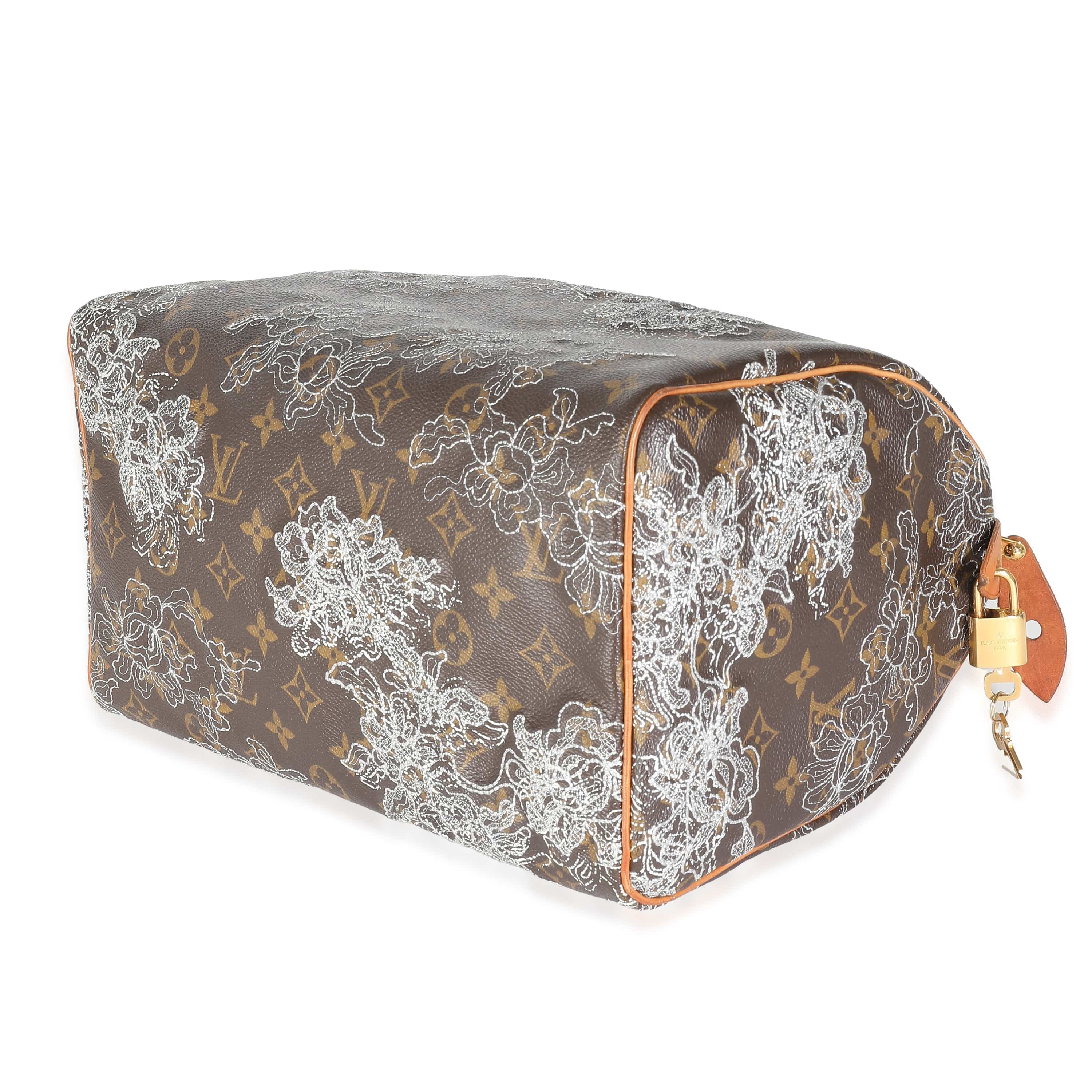 Louis Vuitton Louis Vuitton Monogram Canvas Dentelle Speedy 30