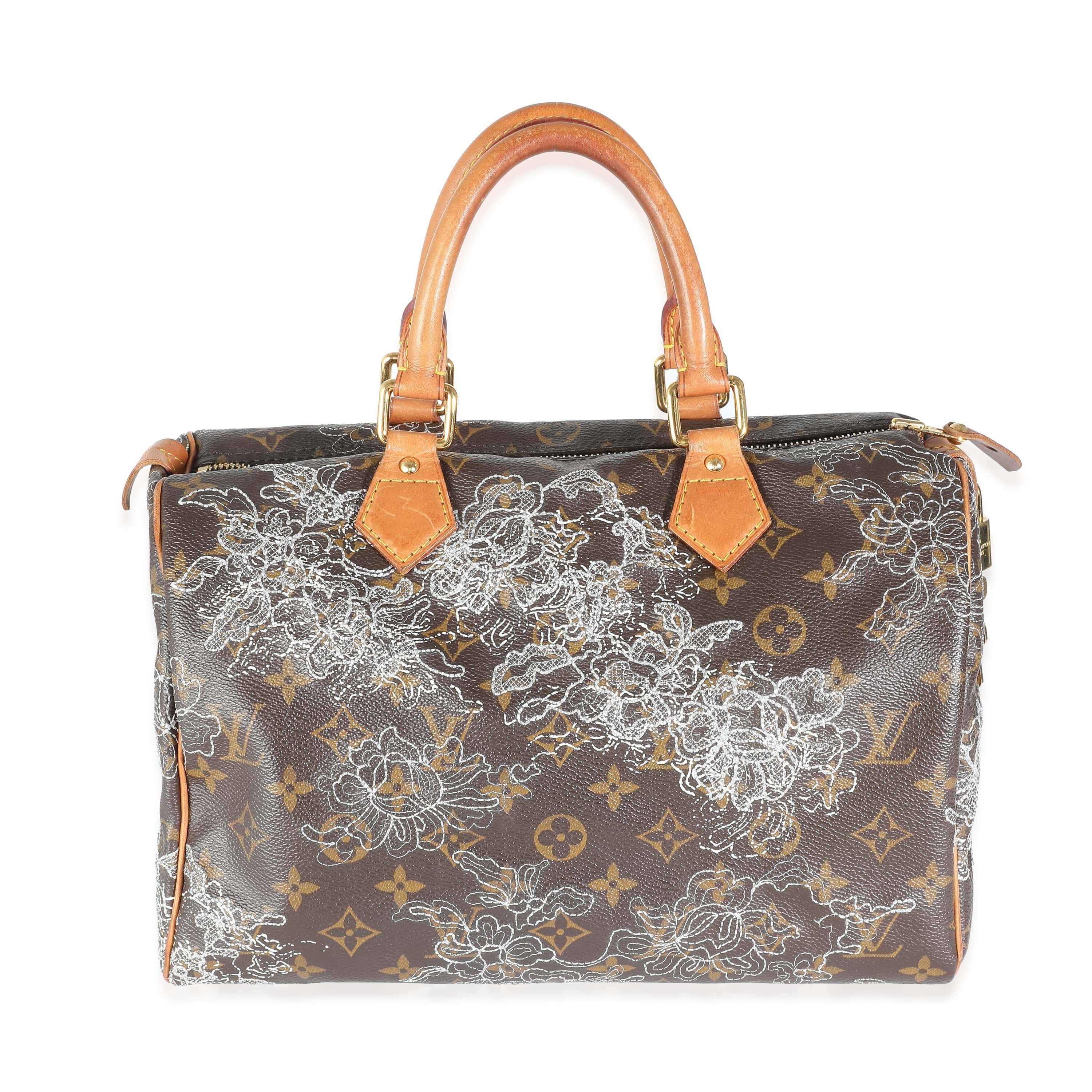 Louis Vuitton Louis Vuitton Monogram Canvas Dentelle Speedy 30