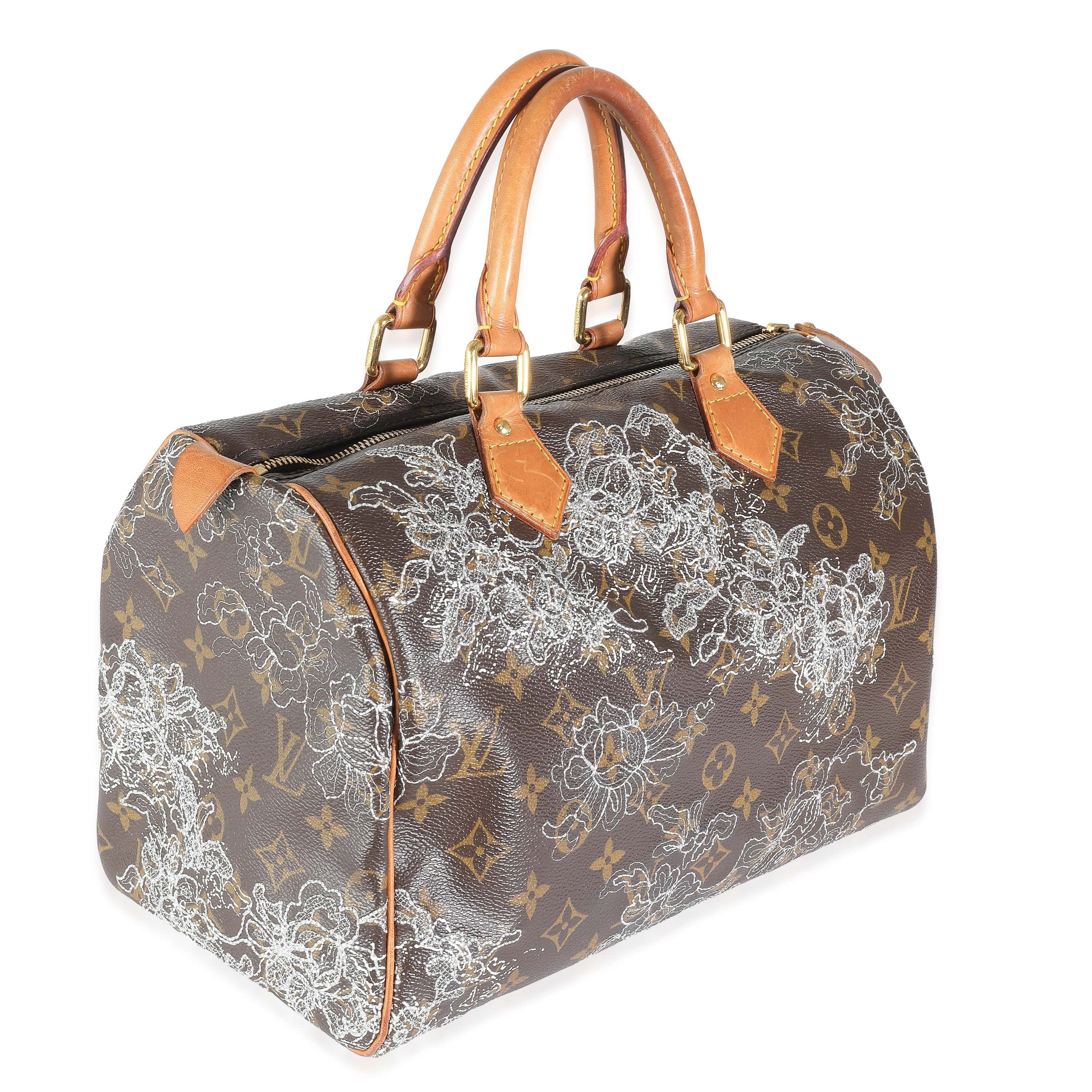 Louis Vuitton Louis Vuitton Monogram Canvas Dentelle Speedy 30