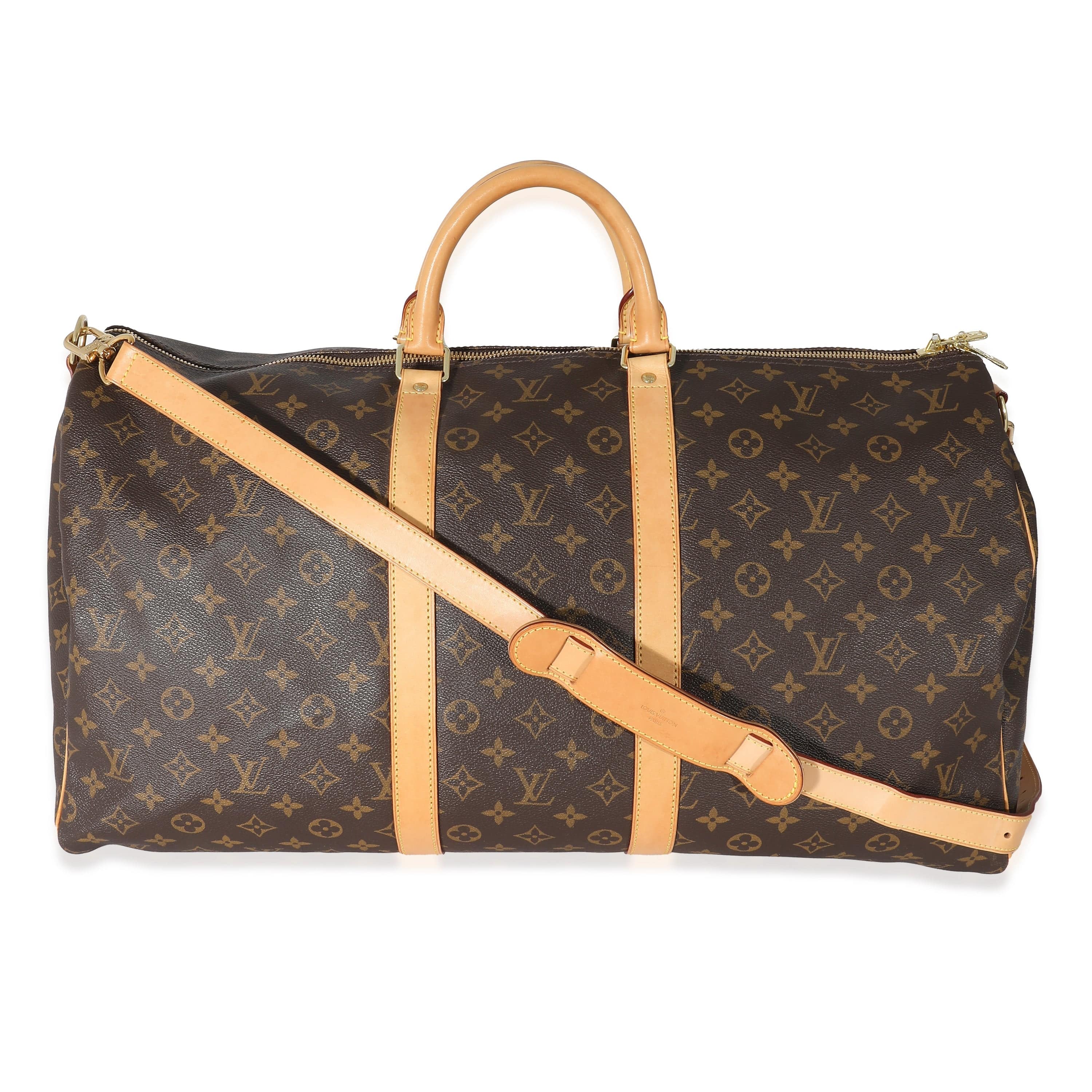 Louis Vuitton Louis Vuitton Monogram Canvas Keepall Bandouliere 55