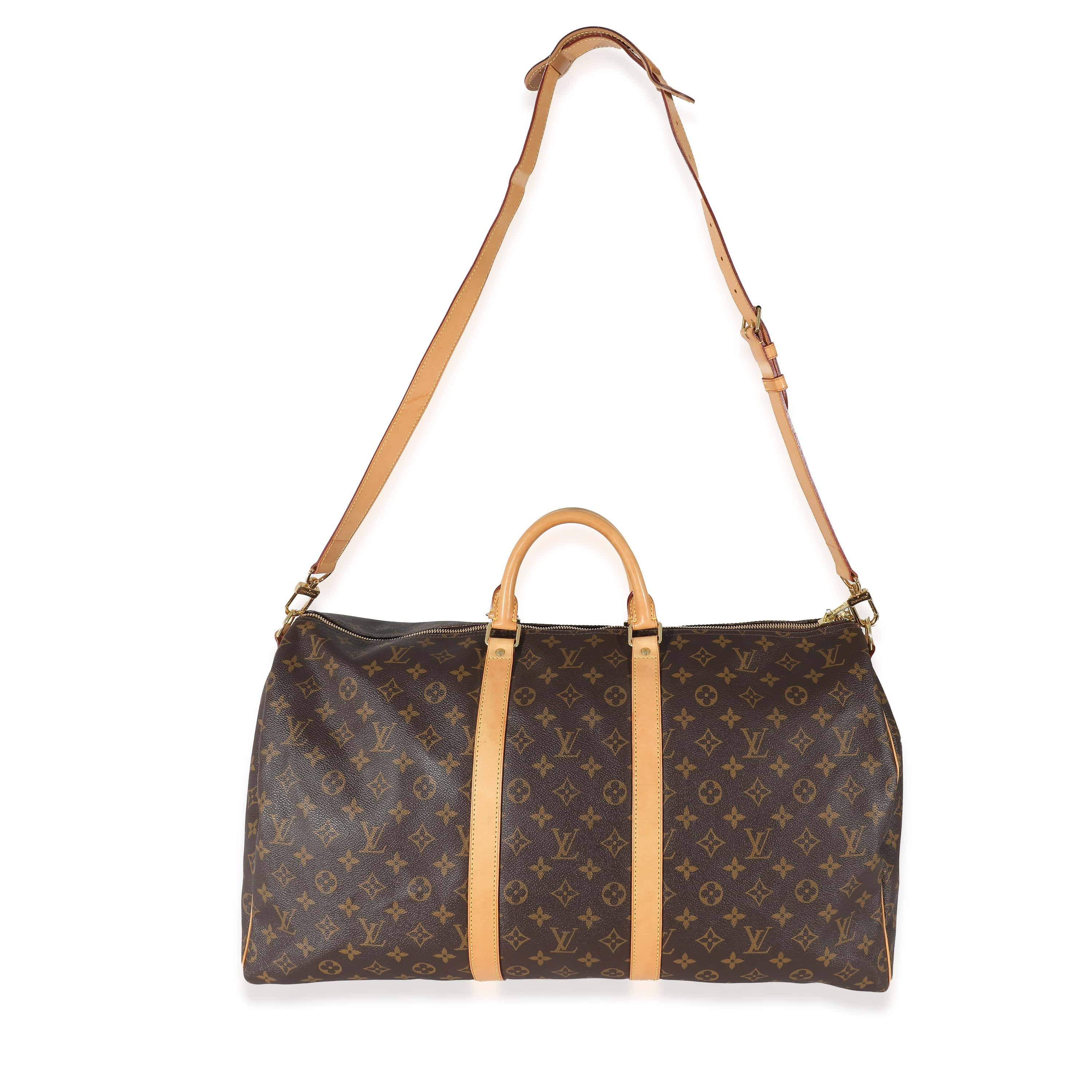 Louis Vuitton Louis Vuitton Monogram Canvas Keepall Bandouliere 55