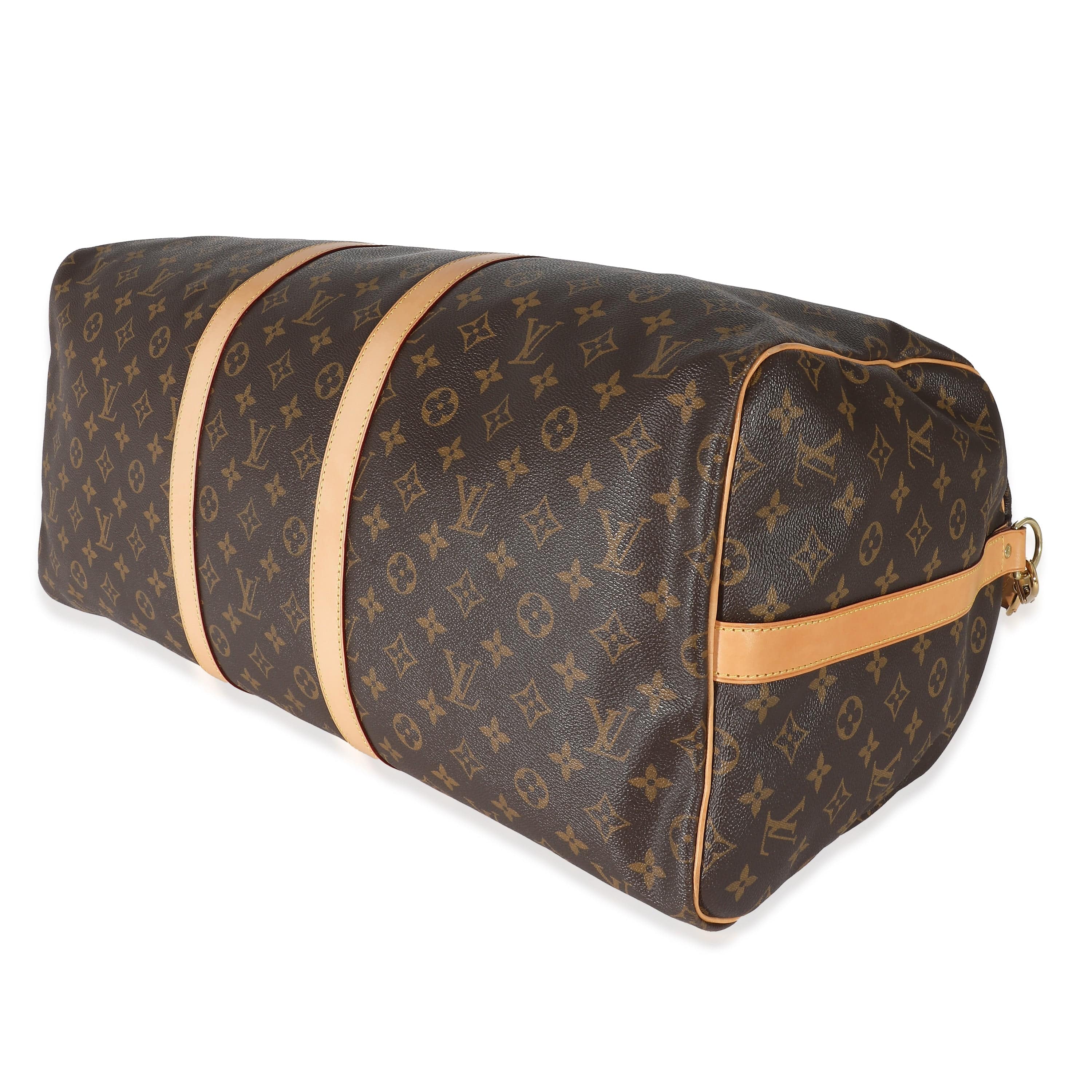 Louis Vuitton Louis Vuitton Monogram Canvas Keepall Bandouliere 55