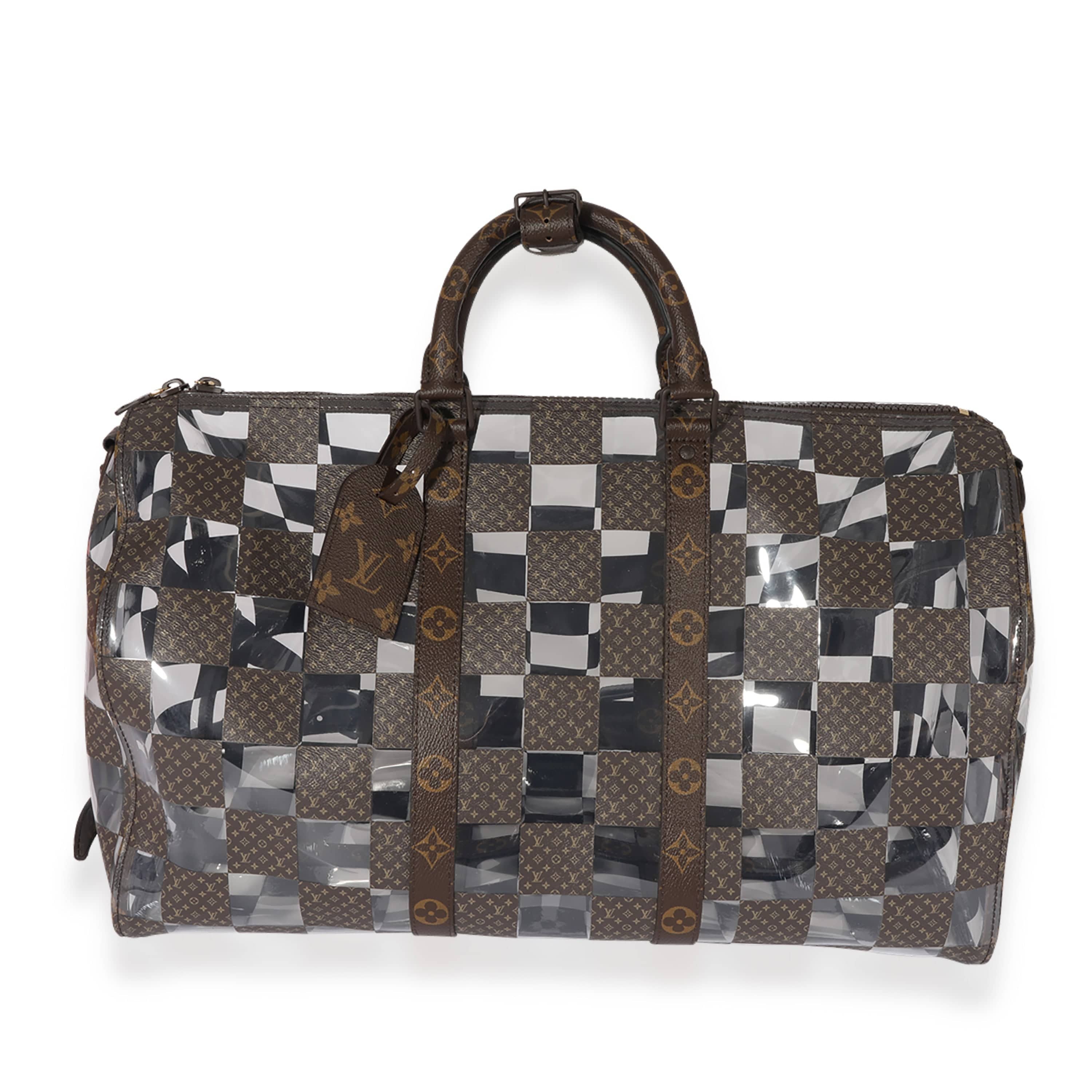 Louis Vuitton Louis Vuitton Monogram Chess Keepall Bandouliere 50