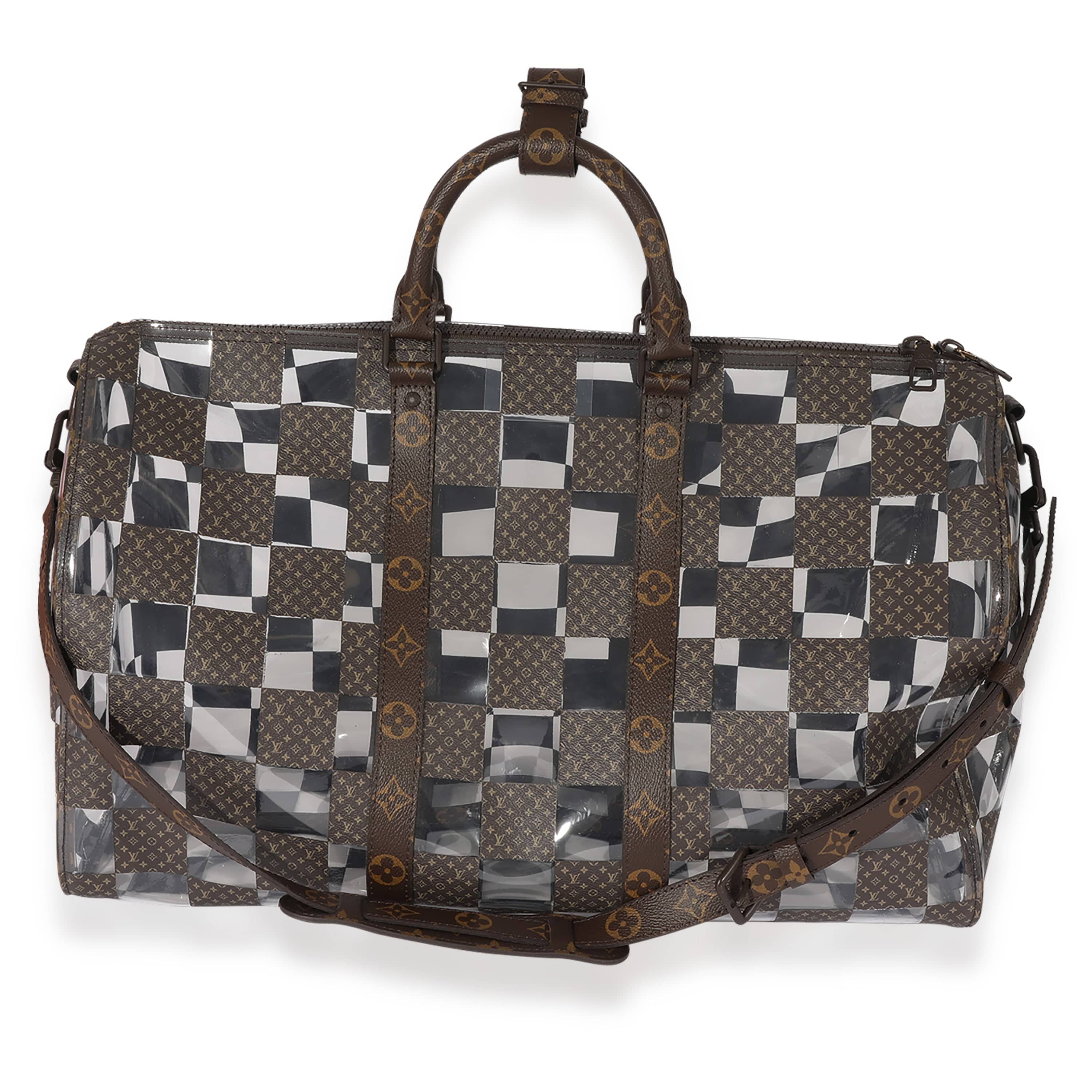 Louis Vuitton Louis Vuitton Monogram Chess Keepall Bandouliere 50