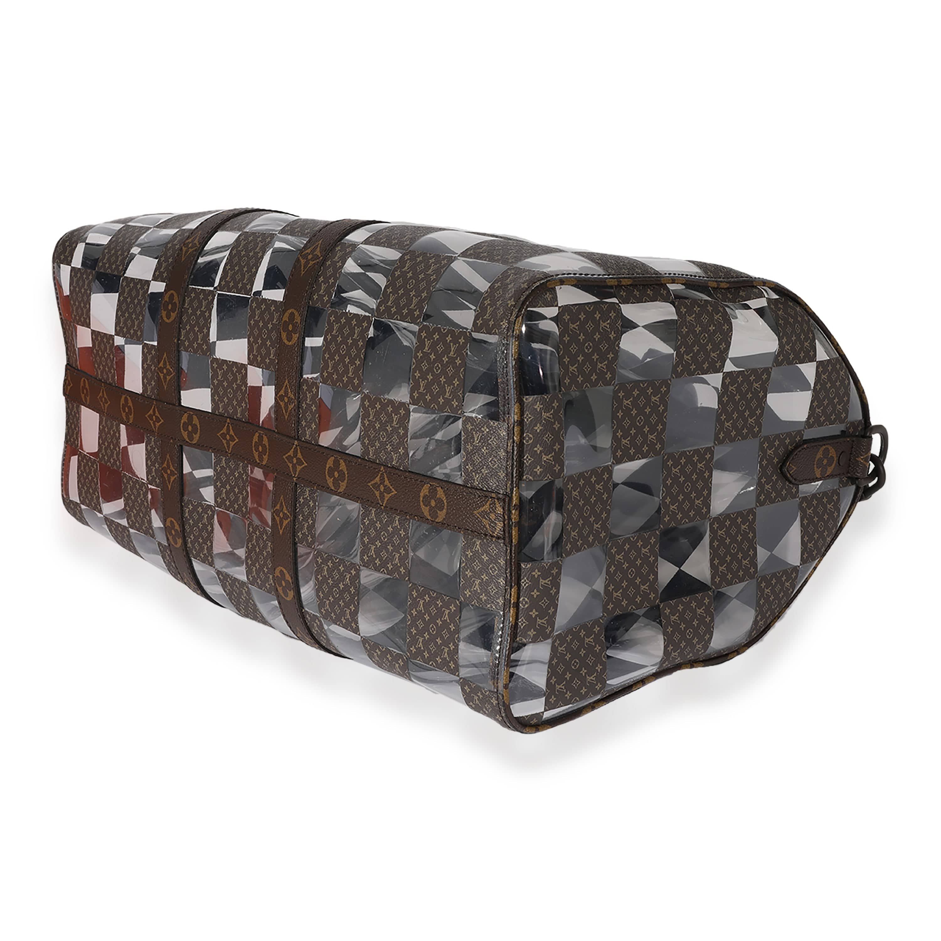 Louis Vuitton Louis Vuitton Monogram Chess Keepall Bandouliere 50