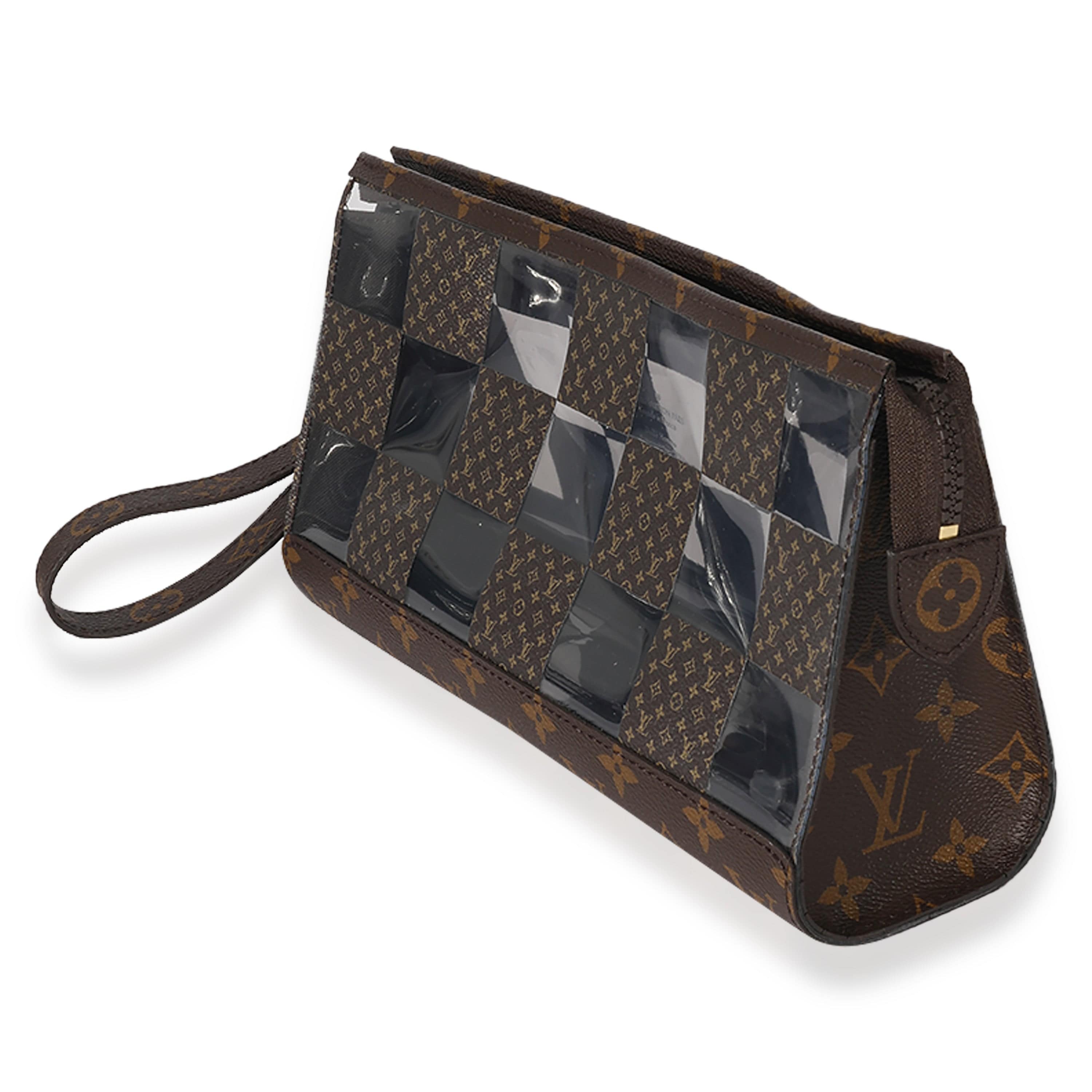 Louis Vuitton Louis Vuitton Monogram Chess PVC Standing Pouch