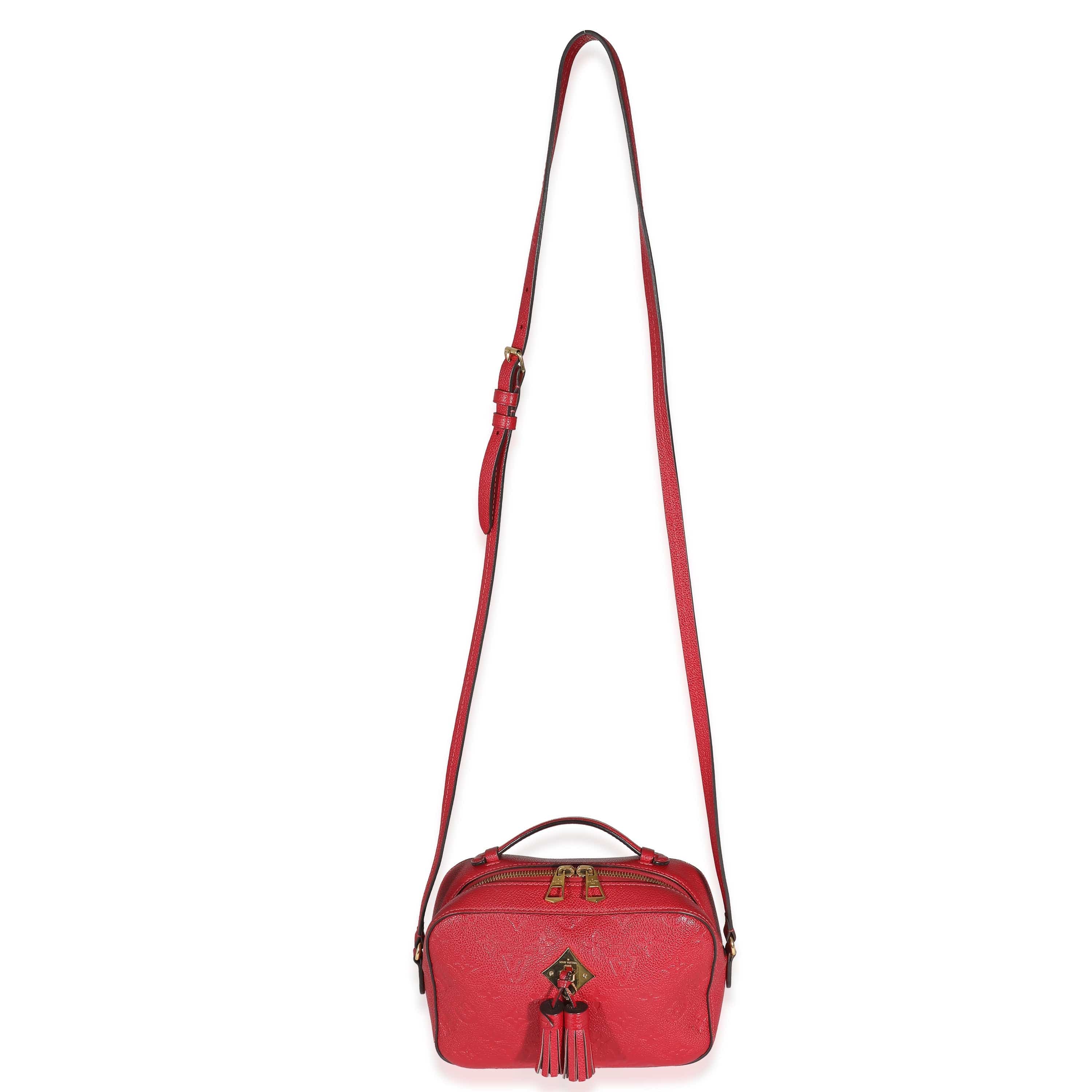 Louis Vuitton Louis Vuitton Red Monogram Empreinte Saintonge Crossbody