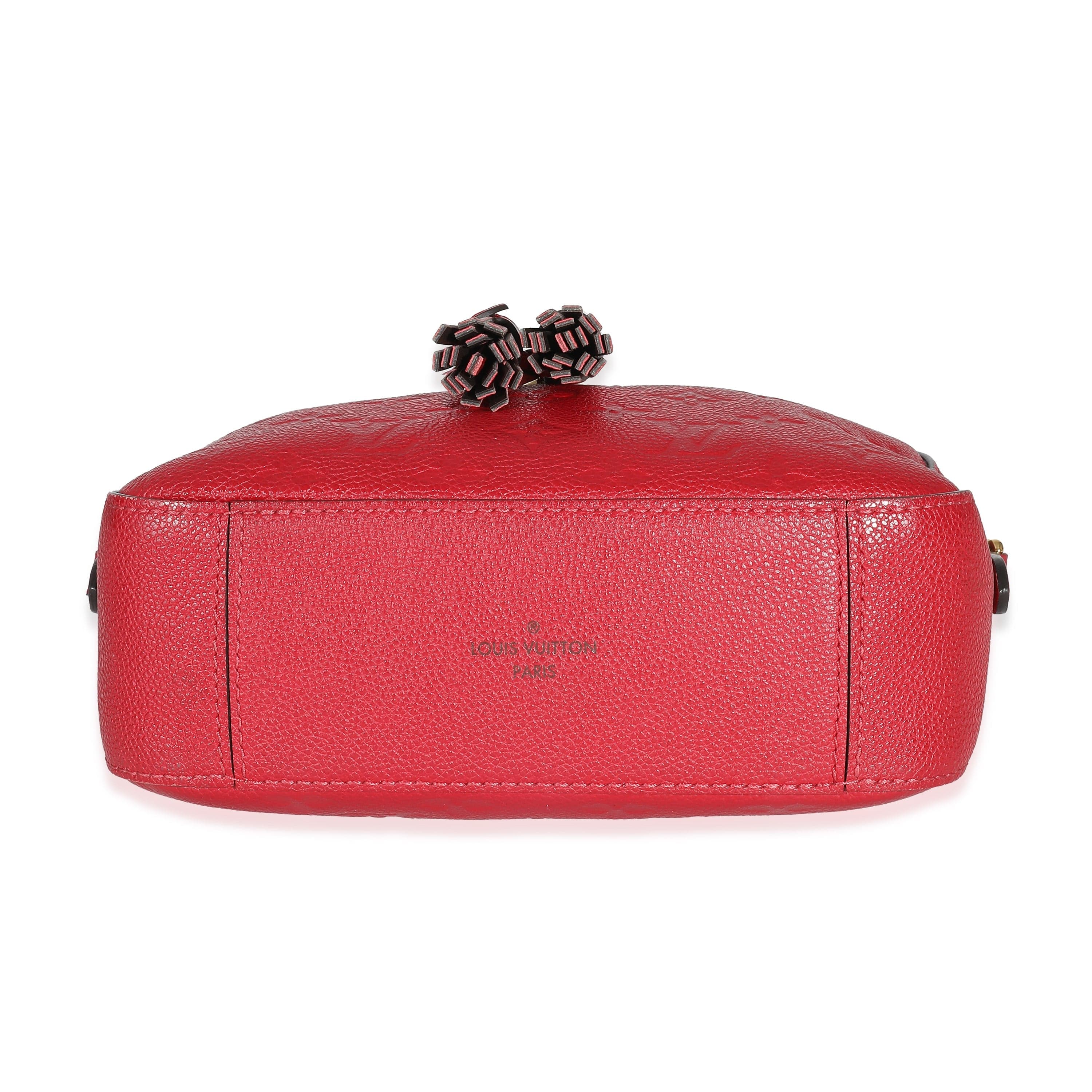 Louis Vuitton Louis Vuitton Red Monogram Empreinte Saintonge Crossbody