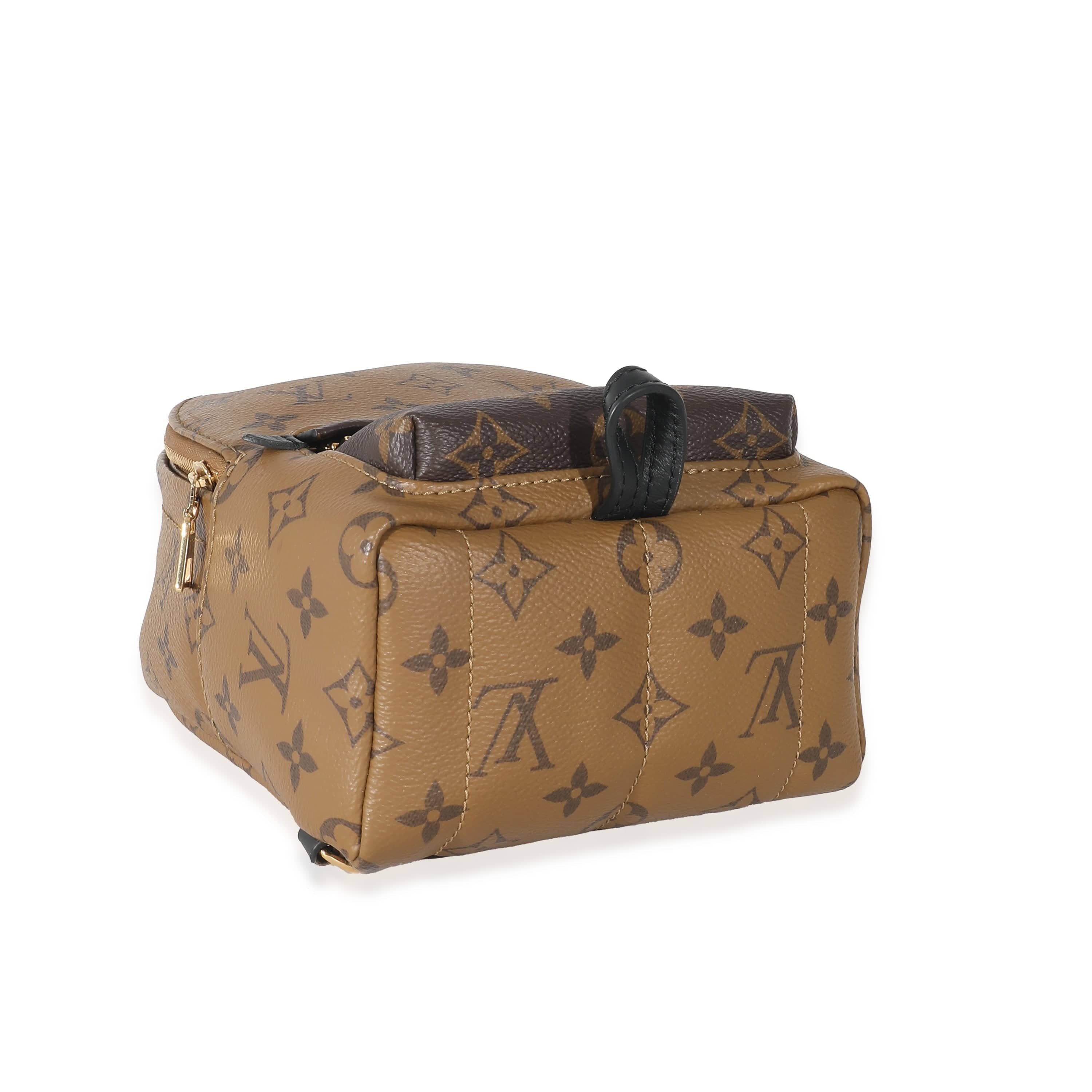 Louis Vuitton Louis Vuitton Reverse Monogram Canvas Mini Palm Springs Backpack