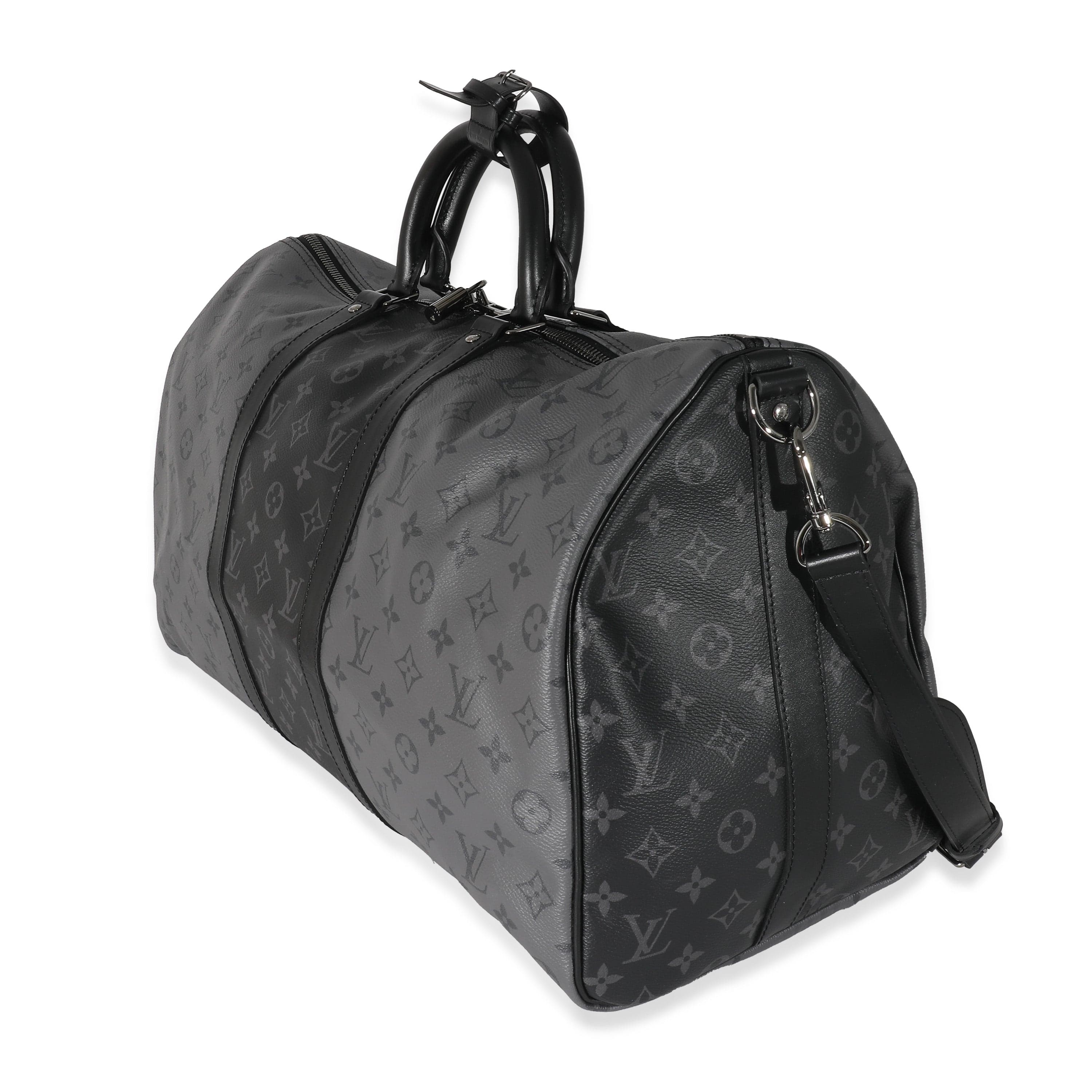 Louis Vuitton Louis Vuitton Reverse Monogram Eclipse Canvas Keepall Bandouliere 50