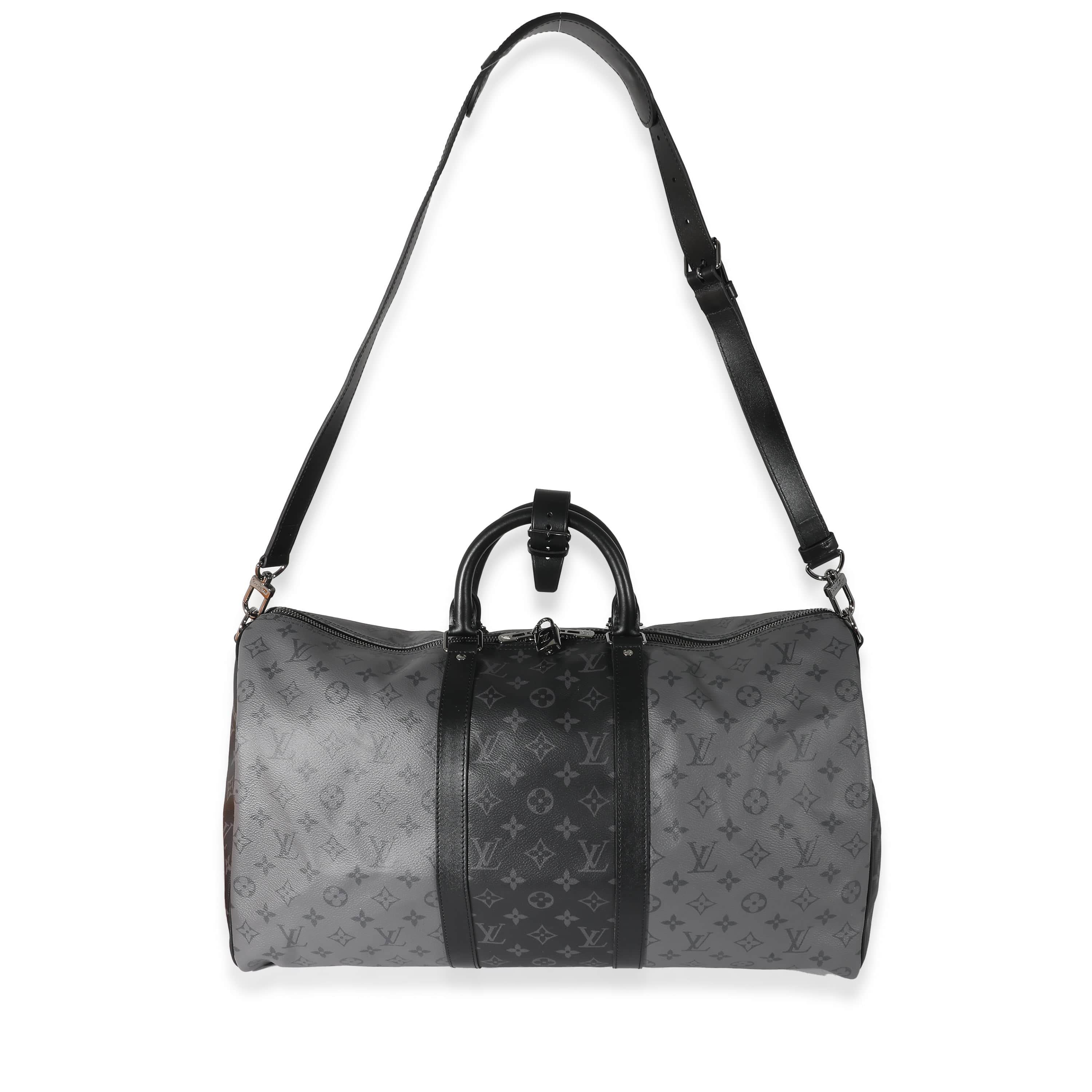 Louis Vuitton Louis Vuitton Reverse Monogram Eclipse Canvas Keepall Bandouliere 50