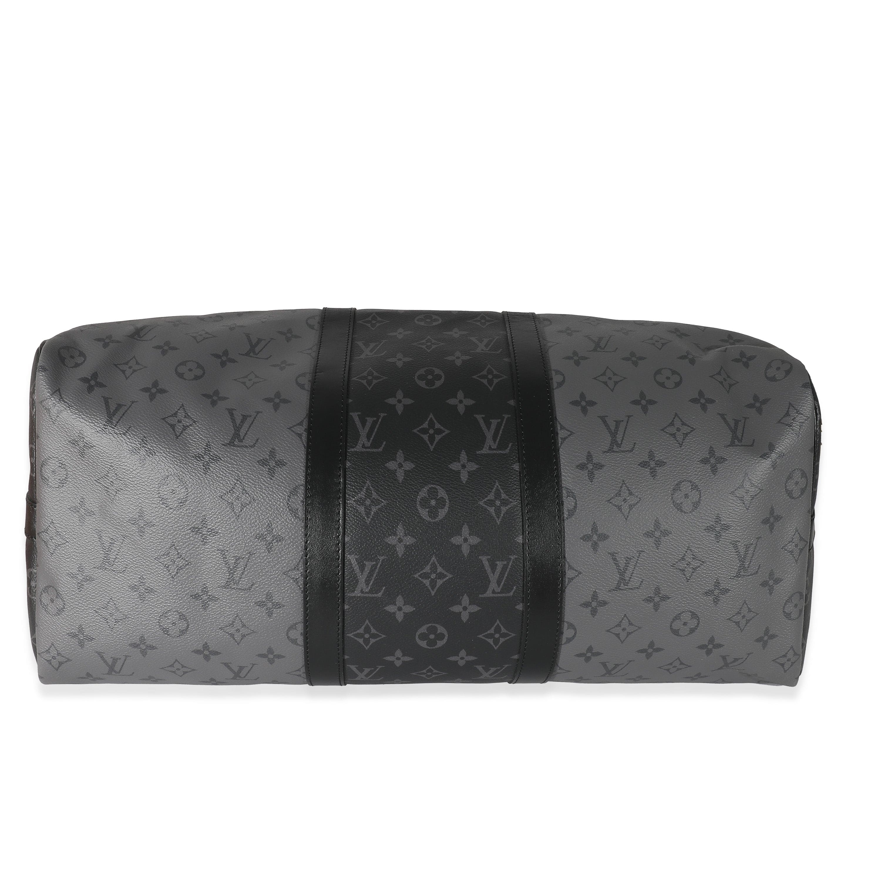 Louis Vuitton Louis Vuitton Reverse Monogram Eclipse Canvas Keepall Bandouliere 50