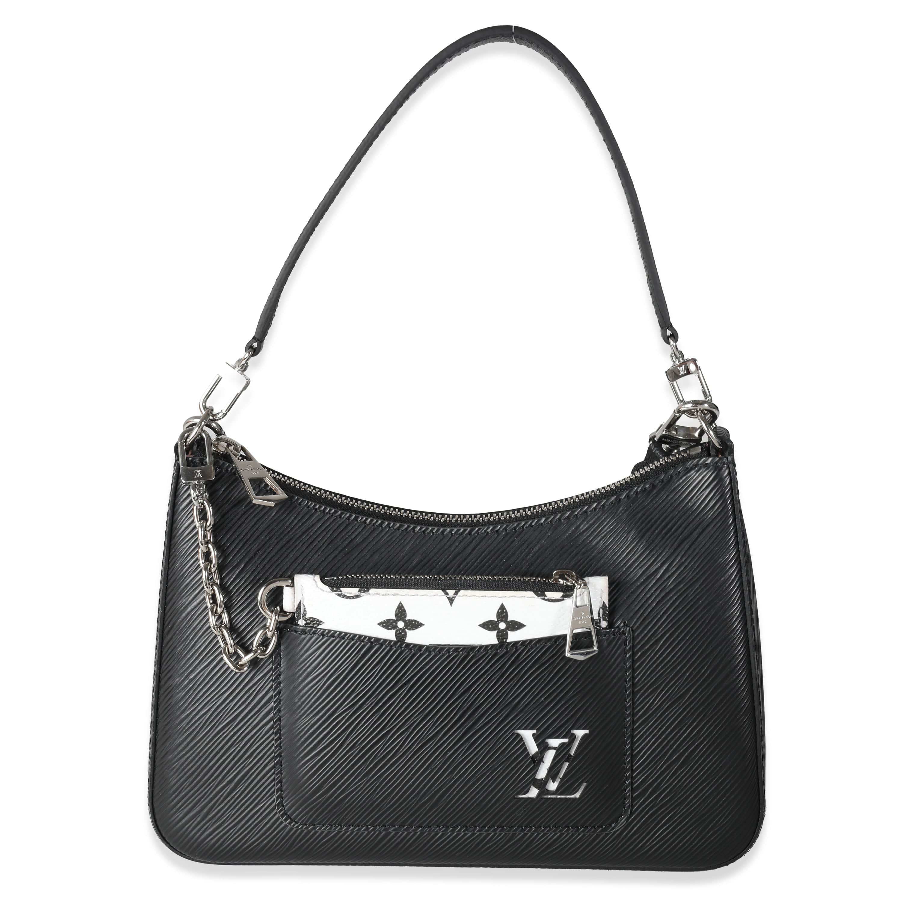 Louis Vuitton LV Black Epi Marelle