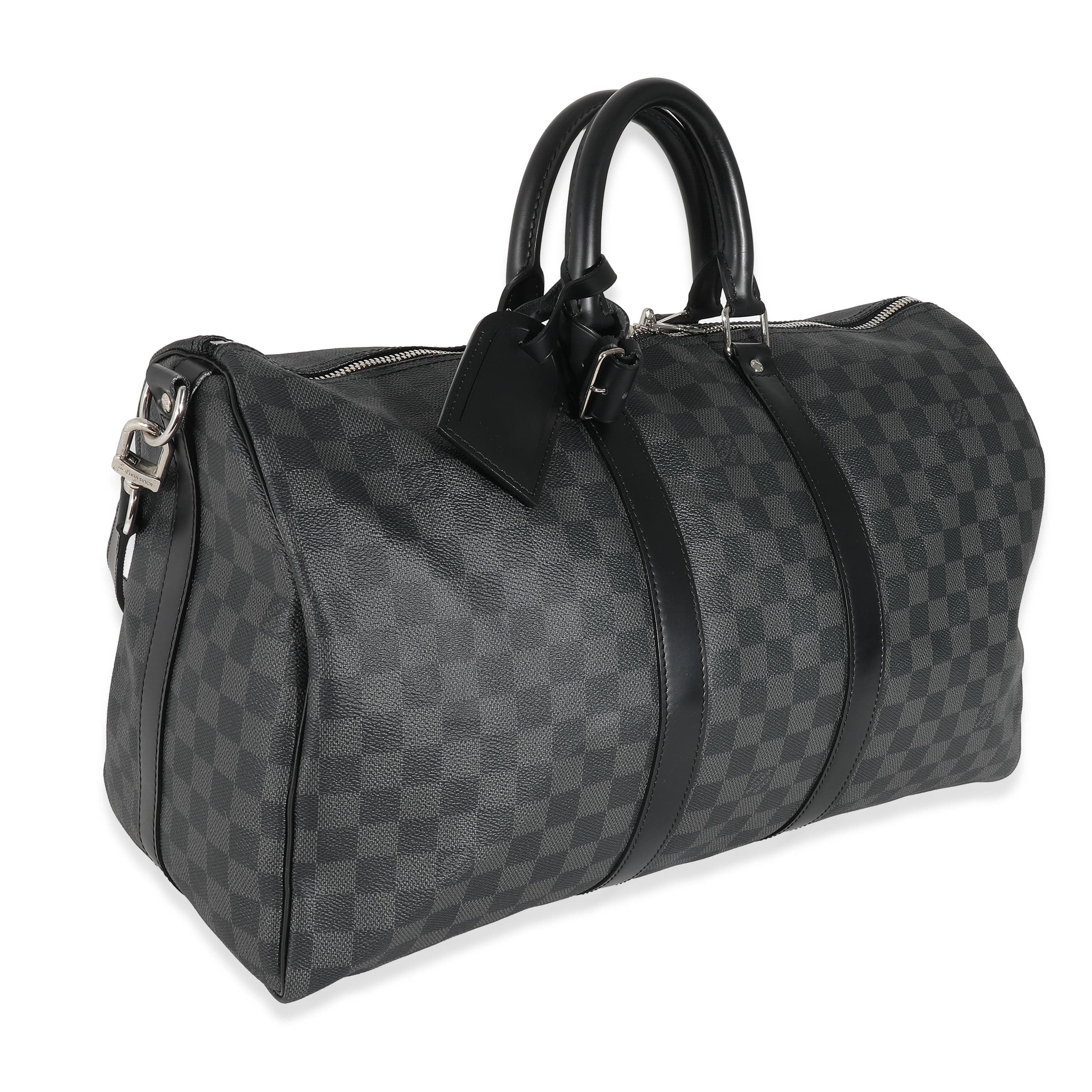 Louis Vuitton LV Damier Graphite Canvas Keepall Bandoulière 45