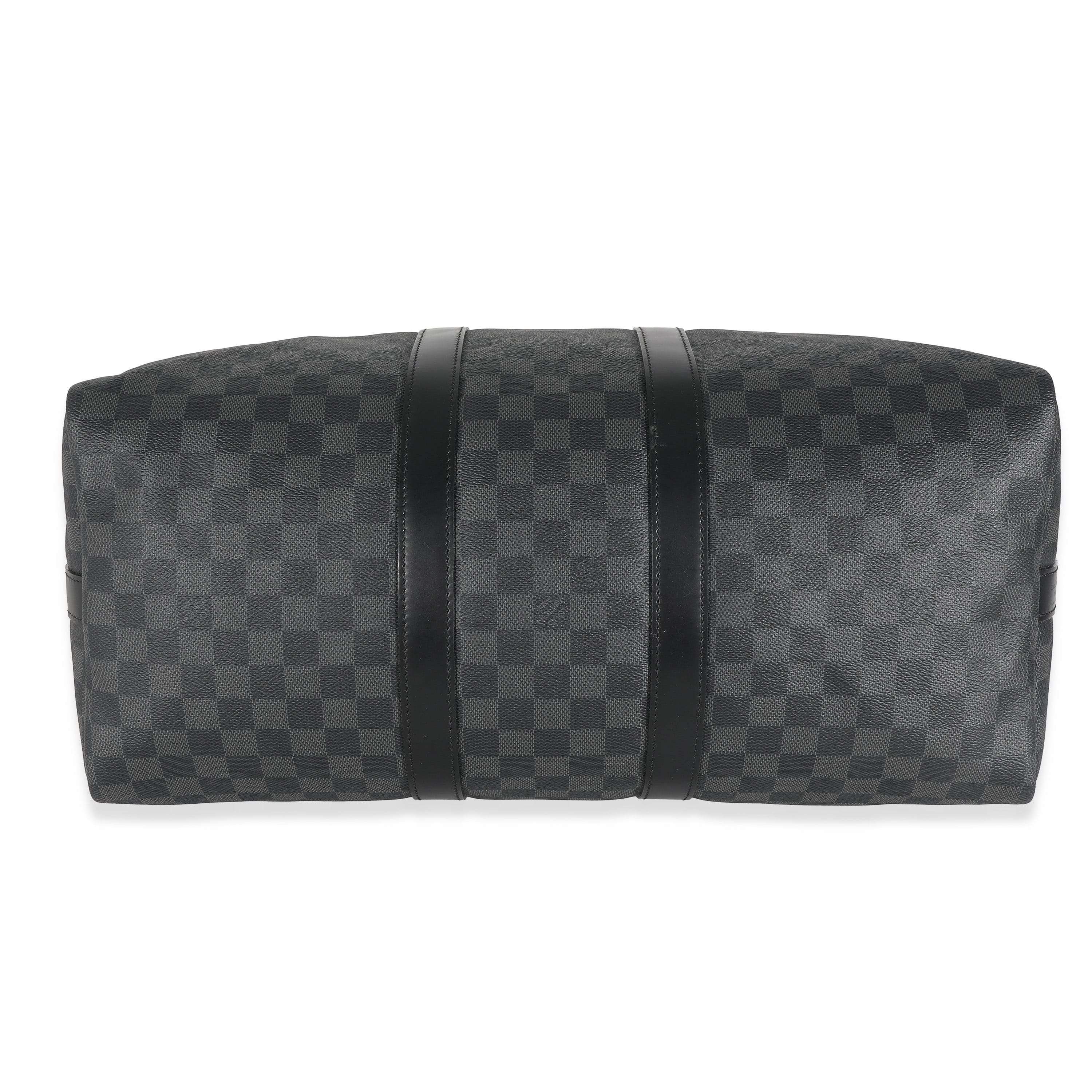 Louis Vuitton LV Damier Graphite Canvas Keepall Bandoulière 45