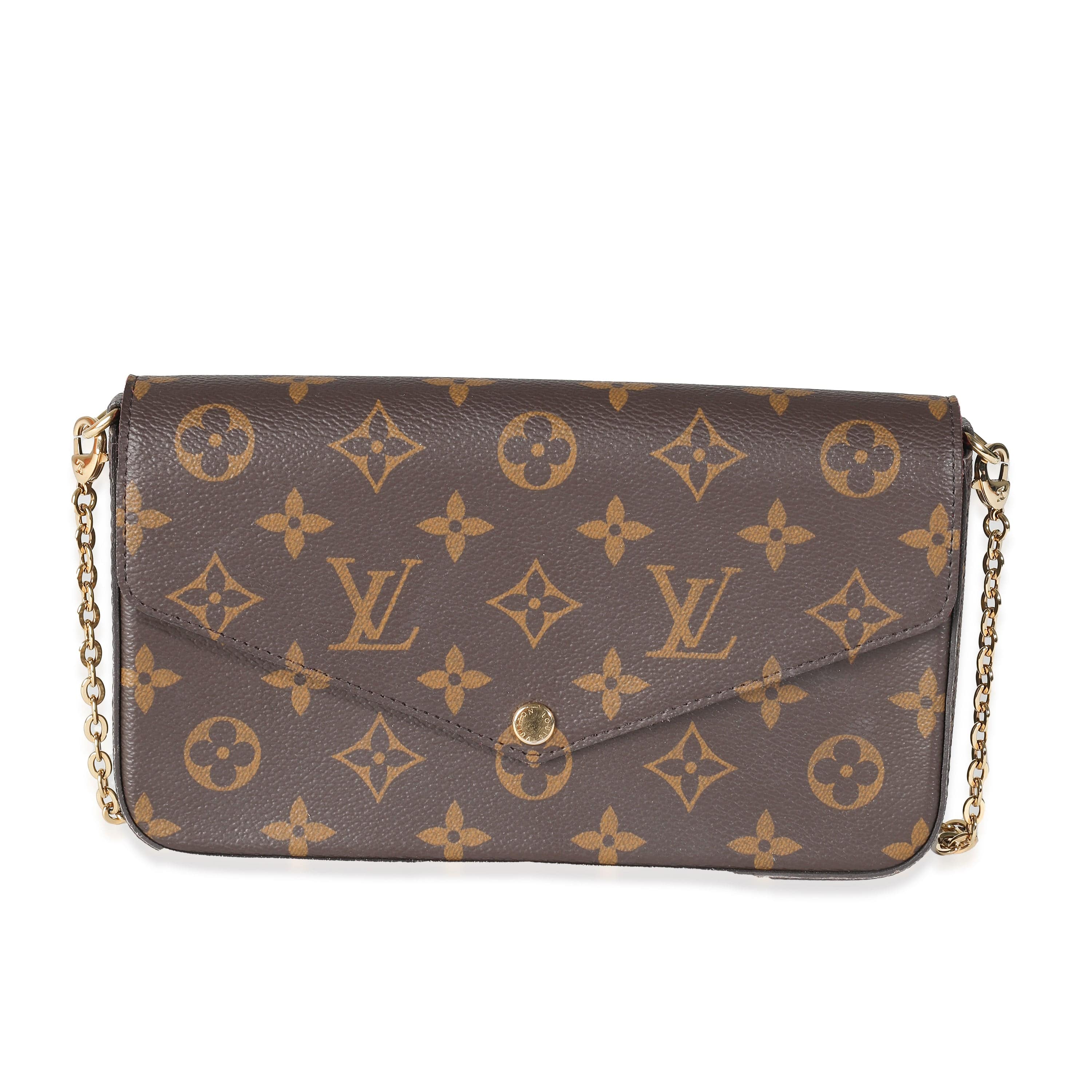 Louis Vuitton LV Fuchsia Monogram Canvas Felicie Pochette