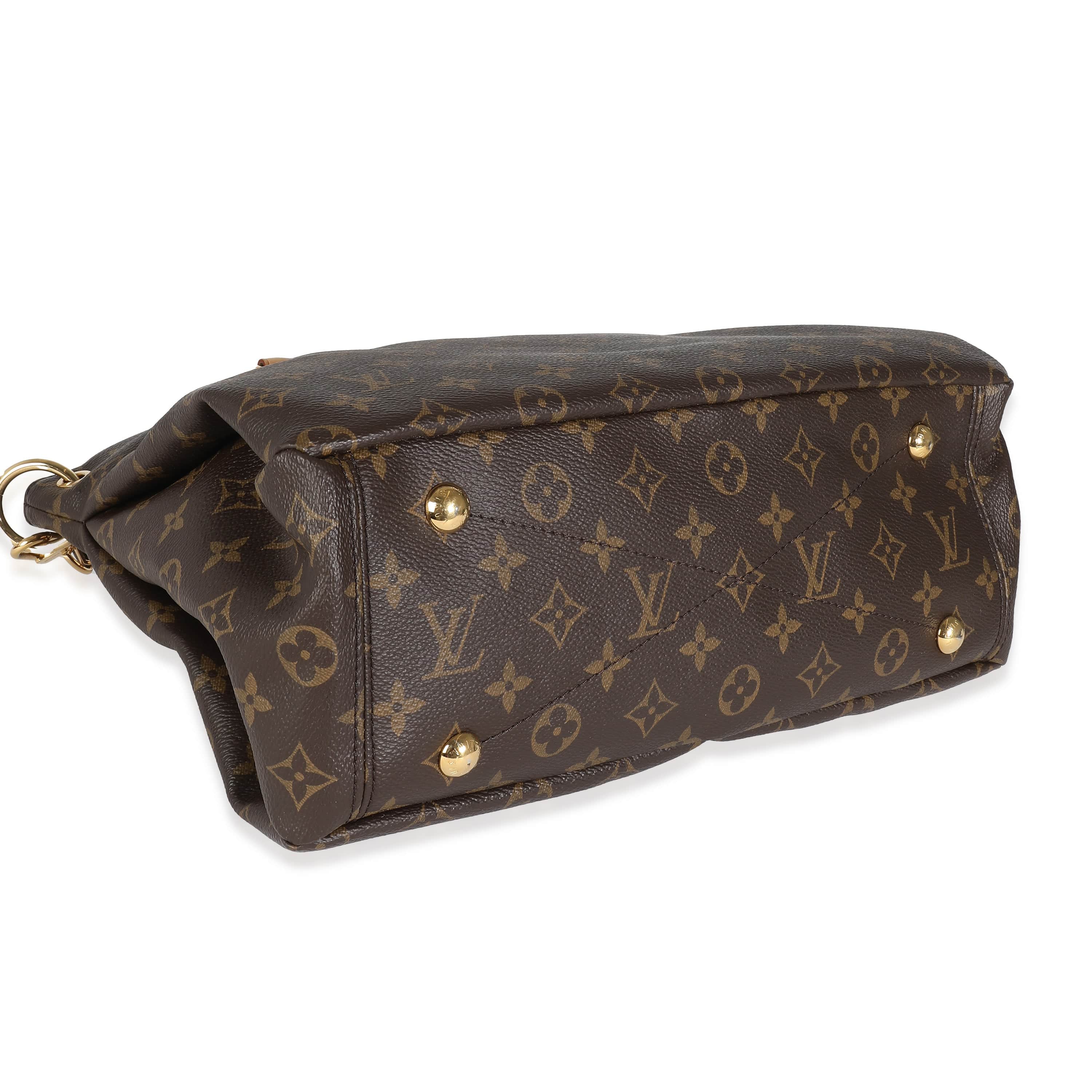 Louis Vuitton LV Havane Monogram Canvas Pallas MM