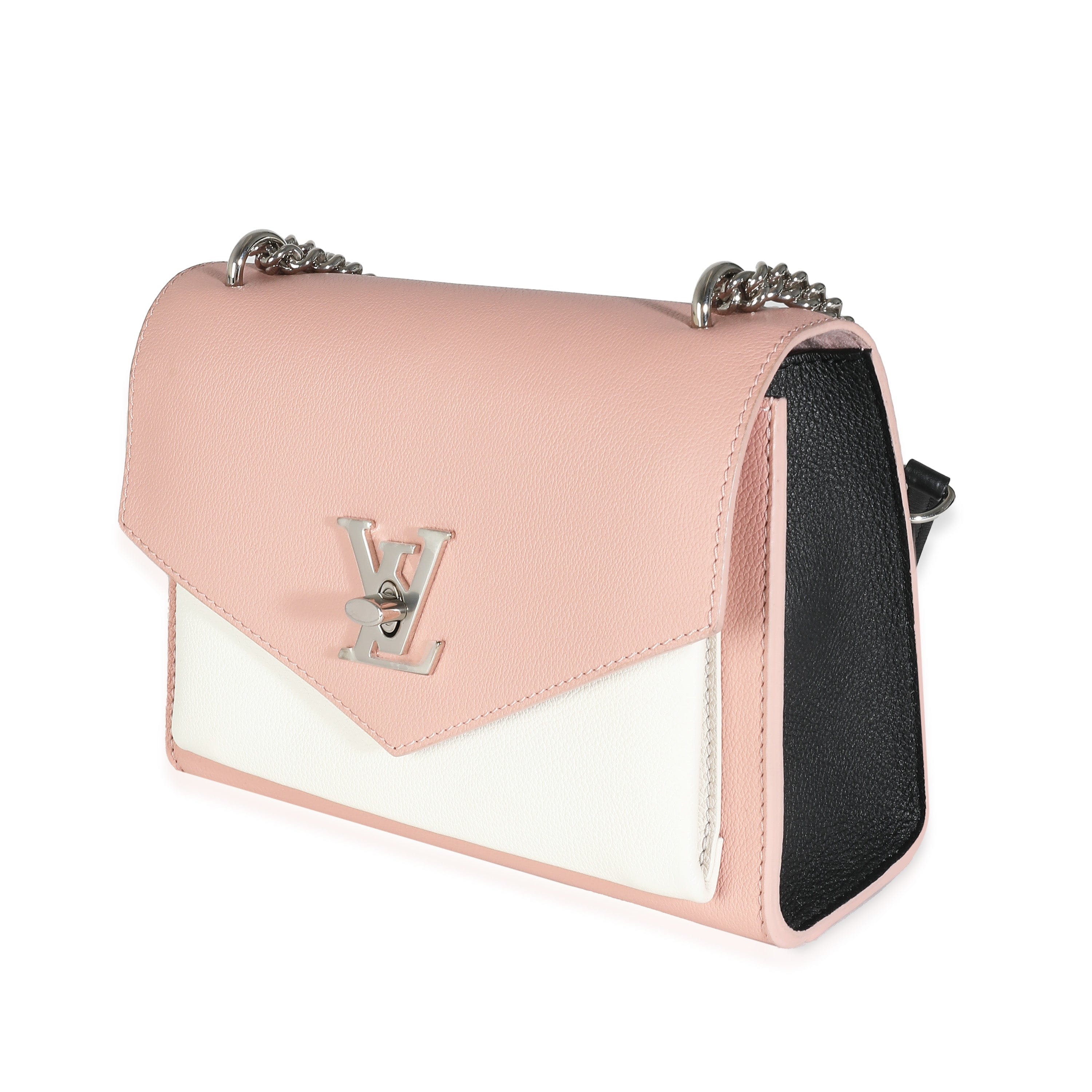 Louis Vuitton LV Pink Cream Tricolour Soft Calfskin MyLockme BB