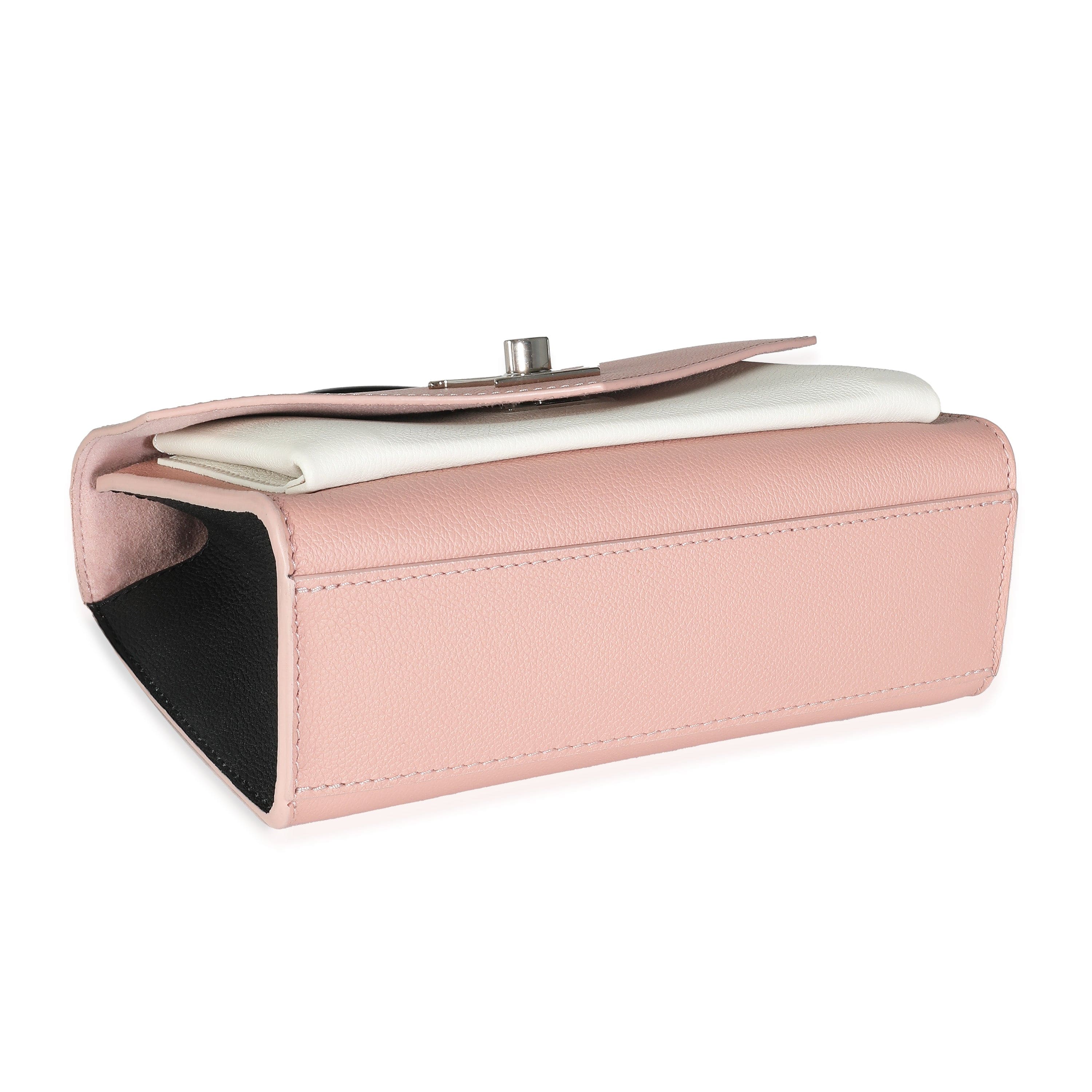 Louis Vuitton LV Pink Cream Tricolour Soft Calfskin MyLockme BB