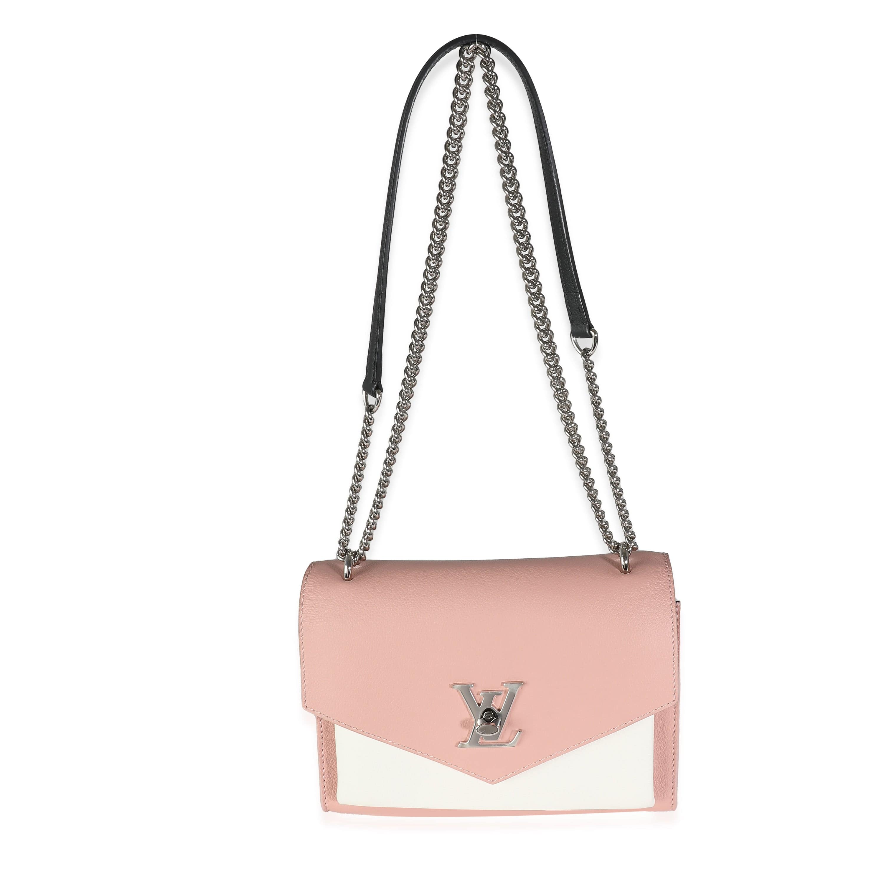 Louis Vuitton LV Pink Cream Tricolour Soft Calfskin MyLockme BB