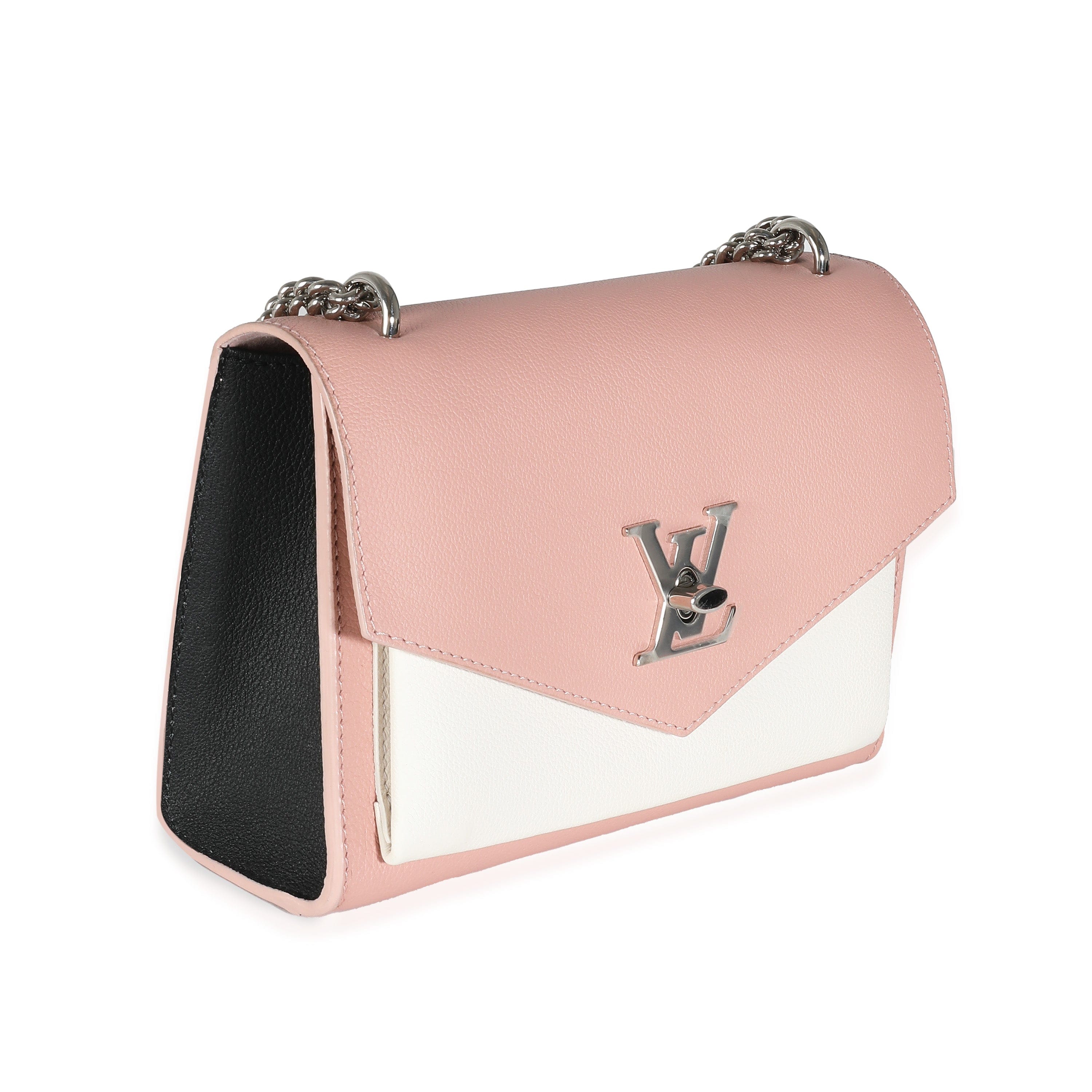 Louis Vuitton LV Pink Cream Tricolour Soft Calfskin MyLockme BB