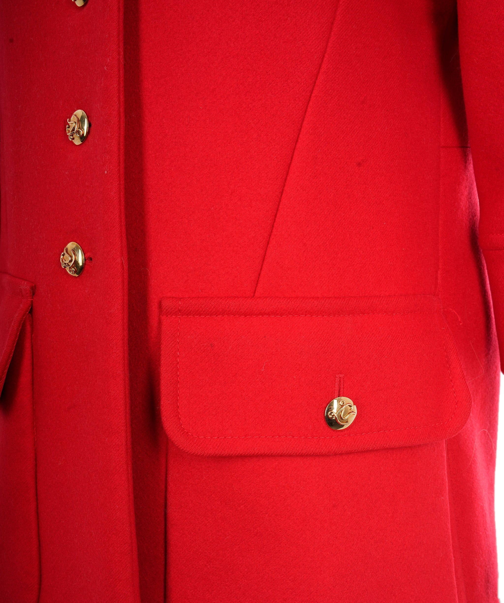 Louis Vuitton Louis vuitton red wool coat - AJC0516