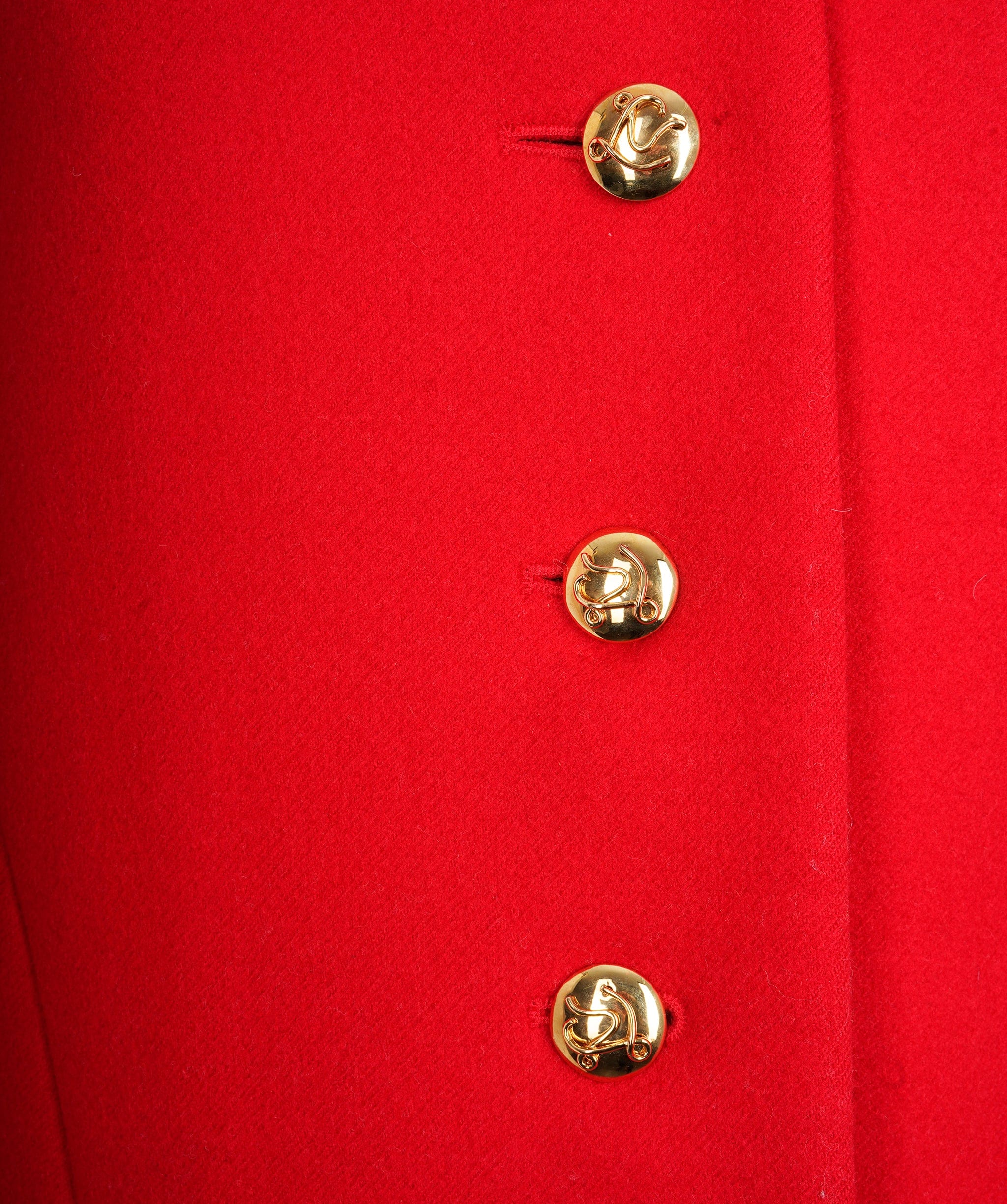 Louis Vuitton Louis vuitton red wool coat - AJC0516