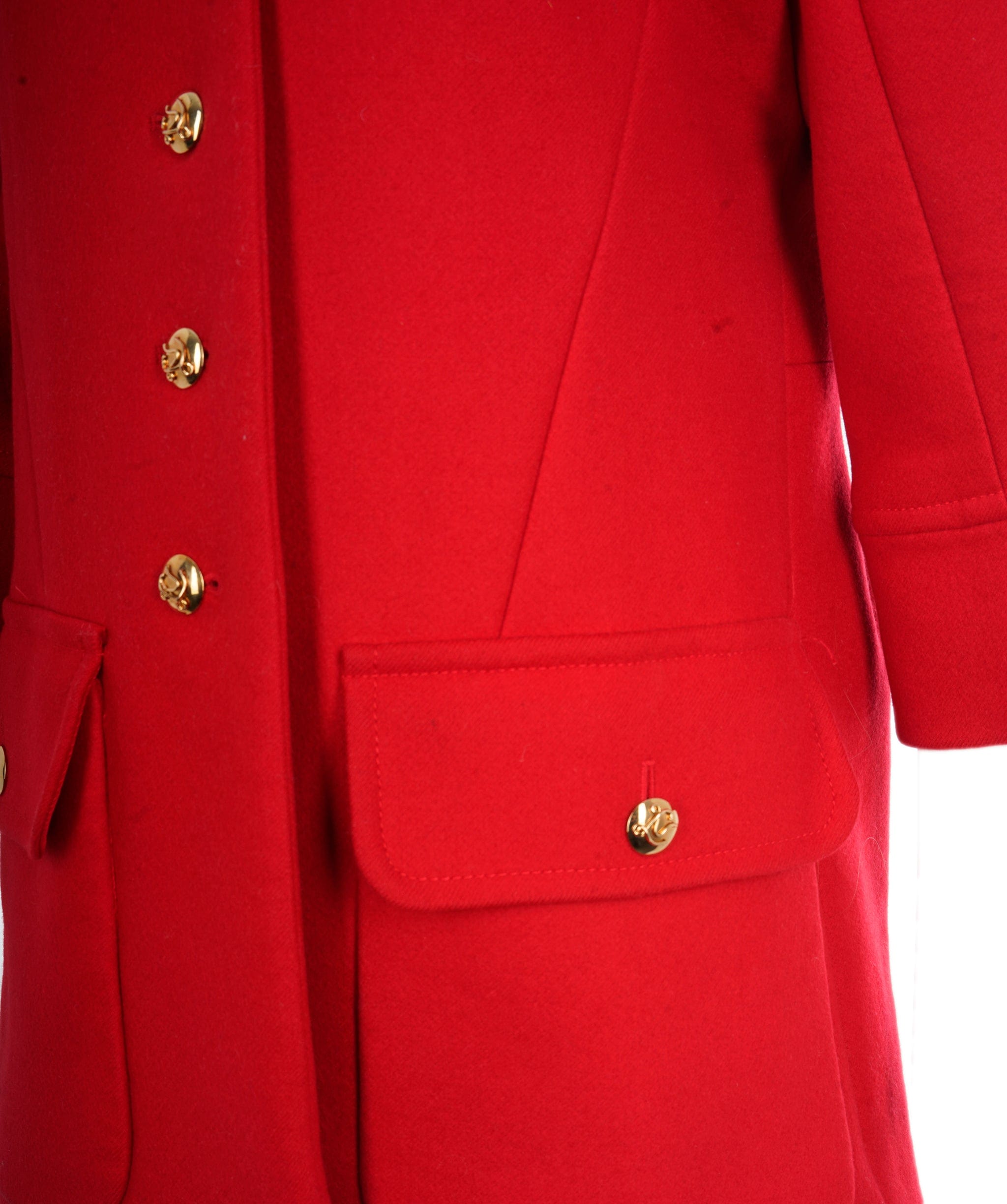 Louis Vuitton Louis vuitton red wool coat - AJC0516