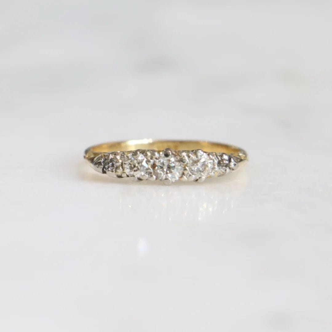 18ct Gold Diamond Edwardian Ring ASC4251