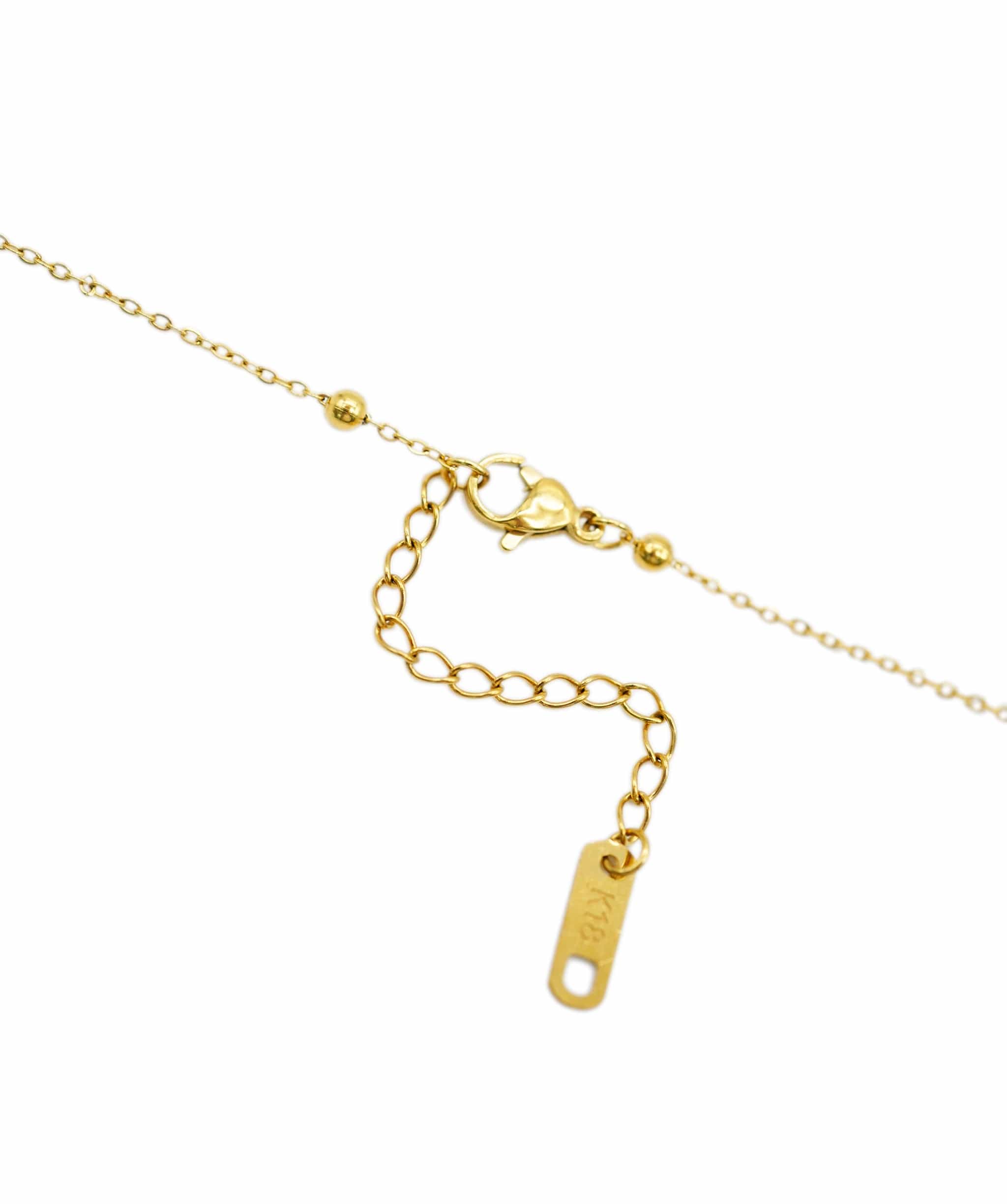 Luxury Promise Beaded gold plated chain ASL7954