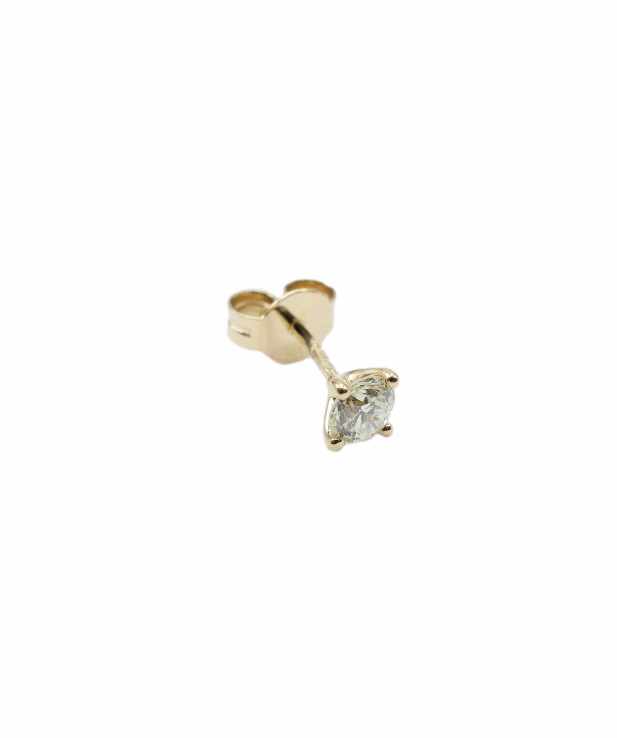 Luxury Promise Brilliant-cut diamond 18K YG Earstuds 0.70cts total, SI/ J-K AVL1132