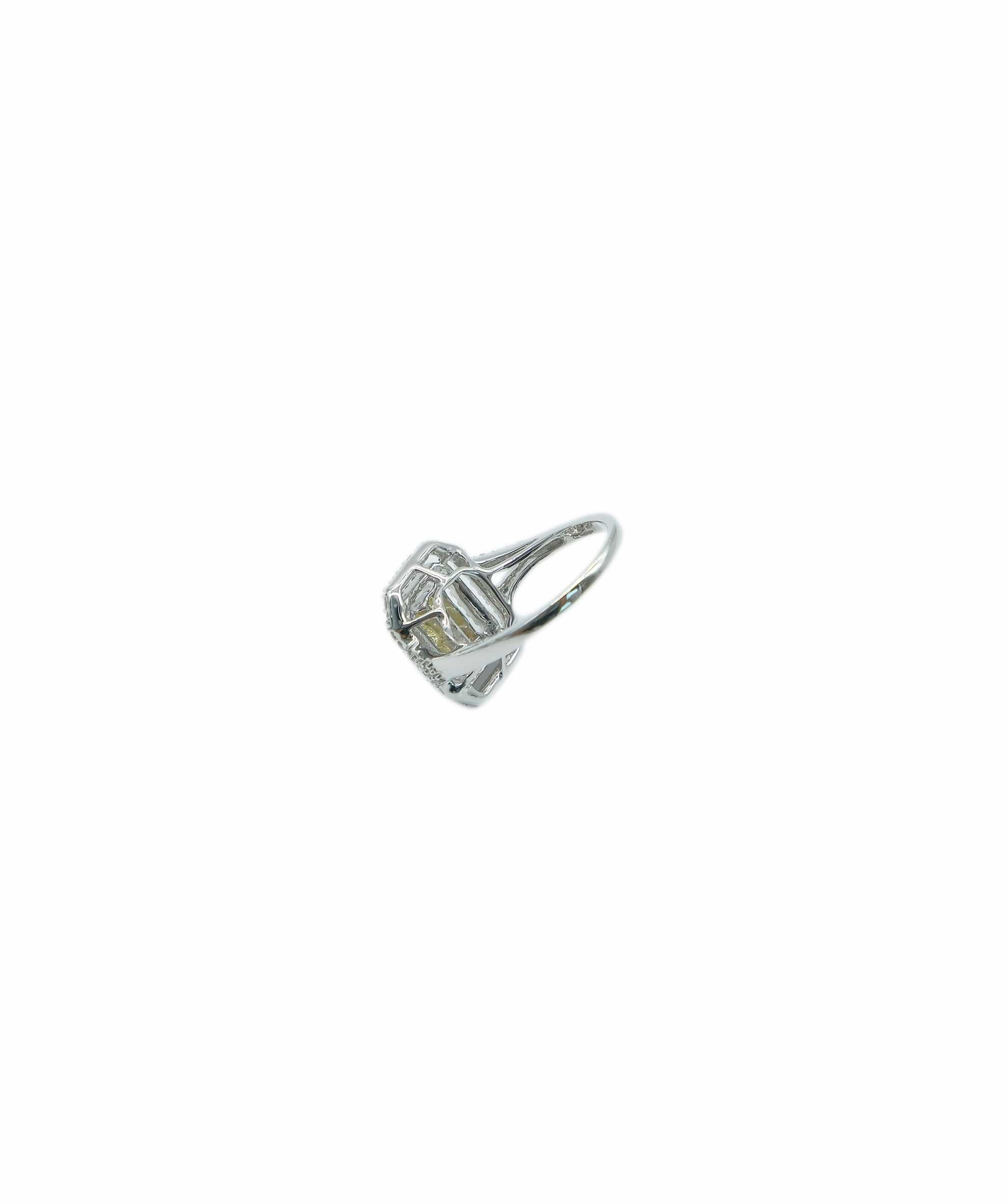 Luxury Promise Diamond 1.00ct Ring No. 12 K18 WG White Gold 750 ASL8467