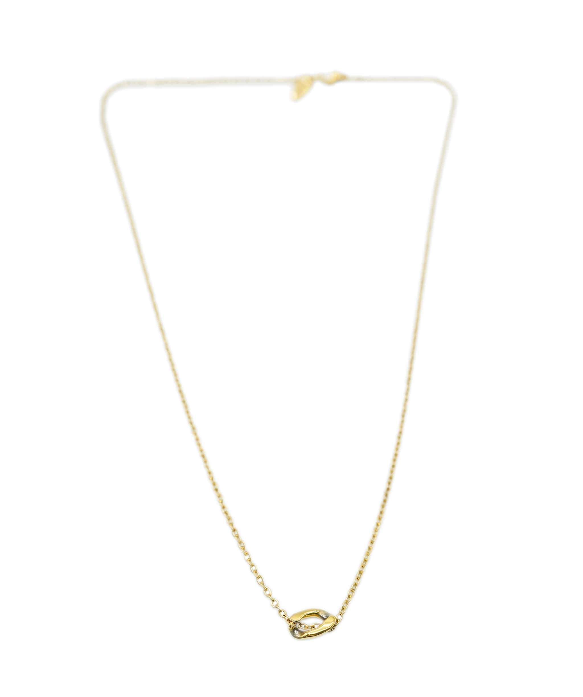 Luxury Promise Luxury Replica
 Gold Single Thin Chain for Padlocks - AWL4209