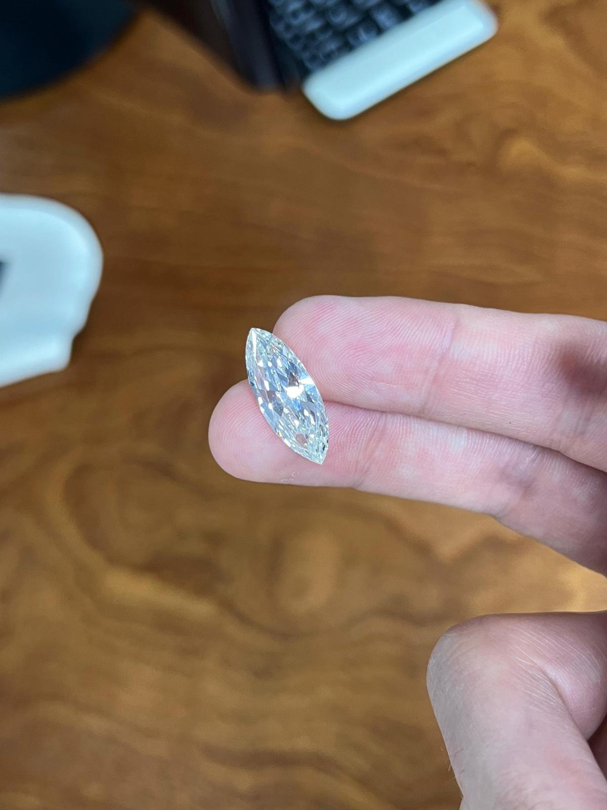 Luxury Promise Marquise diamond 5.49ct  ASC2321