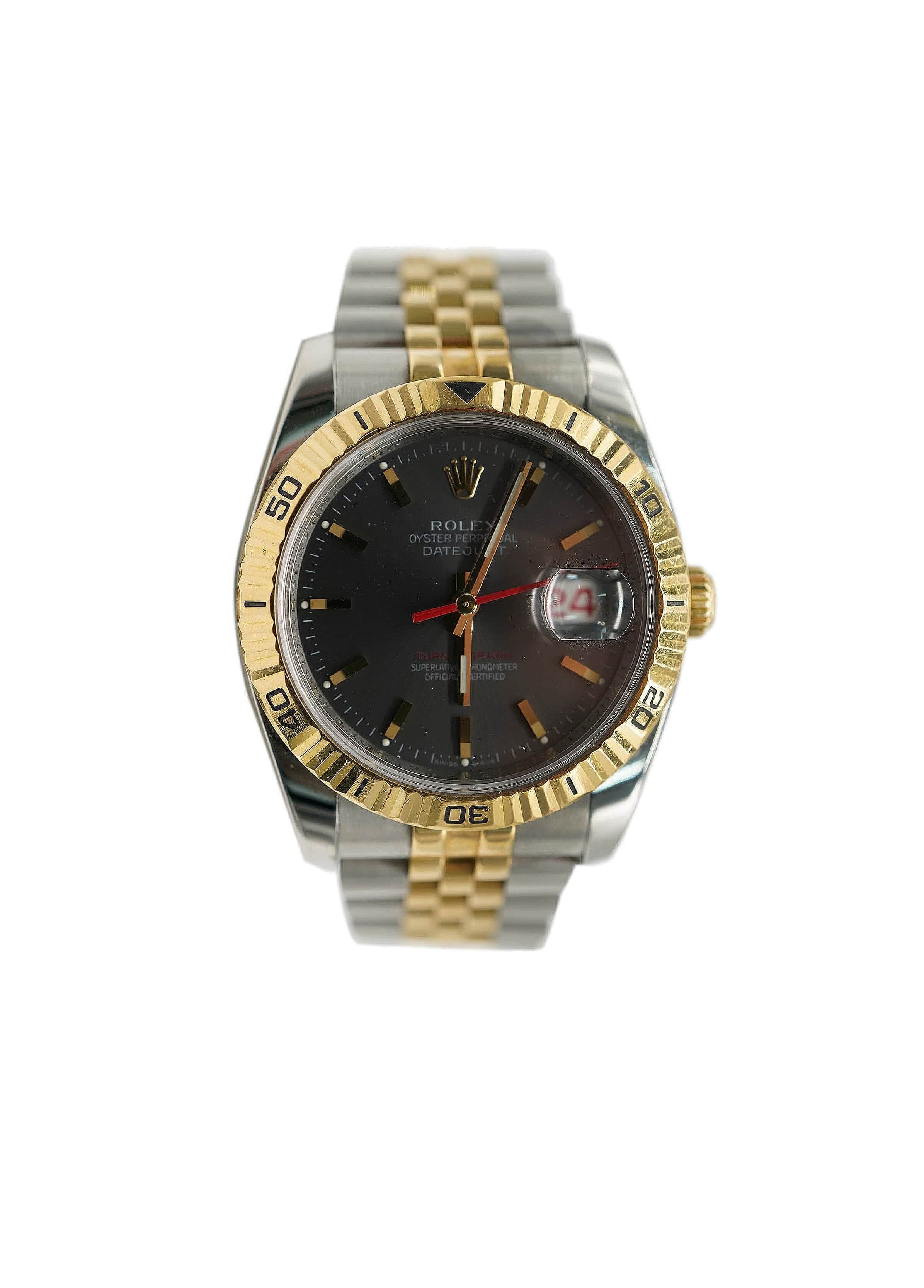 Luxury Promise Rolex Lady Datejust 69173 Steel and Gold Jubilee 26mm Champagne Diamond 2000, With B & P AGC1503