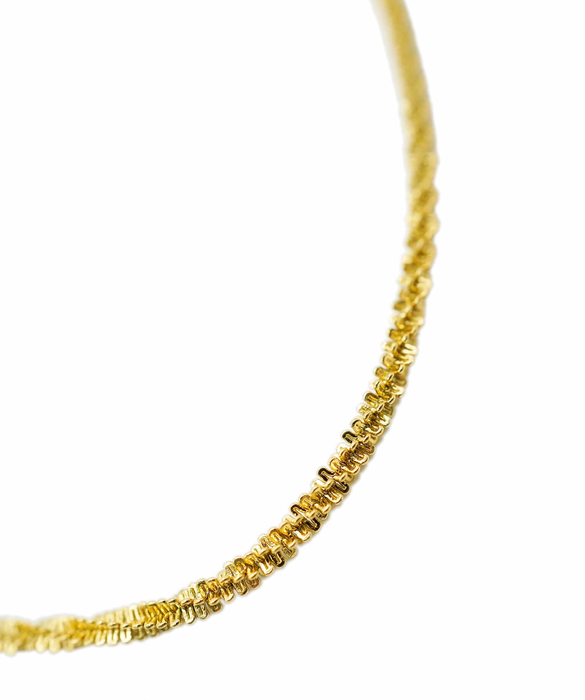 Luxury Promise Shimmering Gold Plated Chain ASL7958